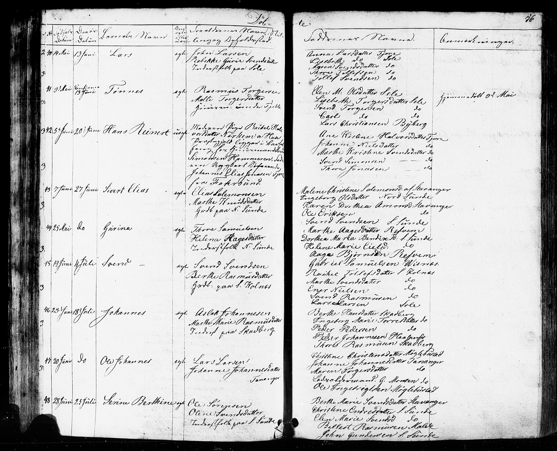 Håland sokneprestkontor, AV/SAST-A-101802/001/30BB/L0002: Parish register (copy) no. B 2, 1845-1872, p. 56