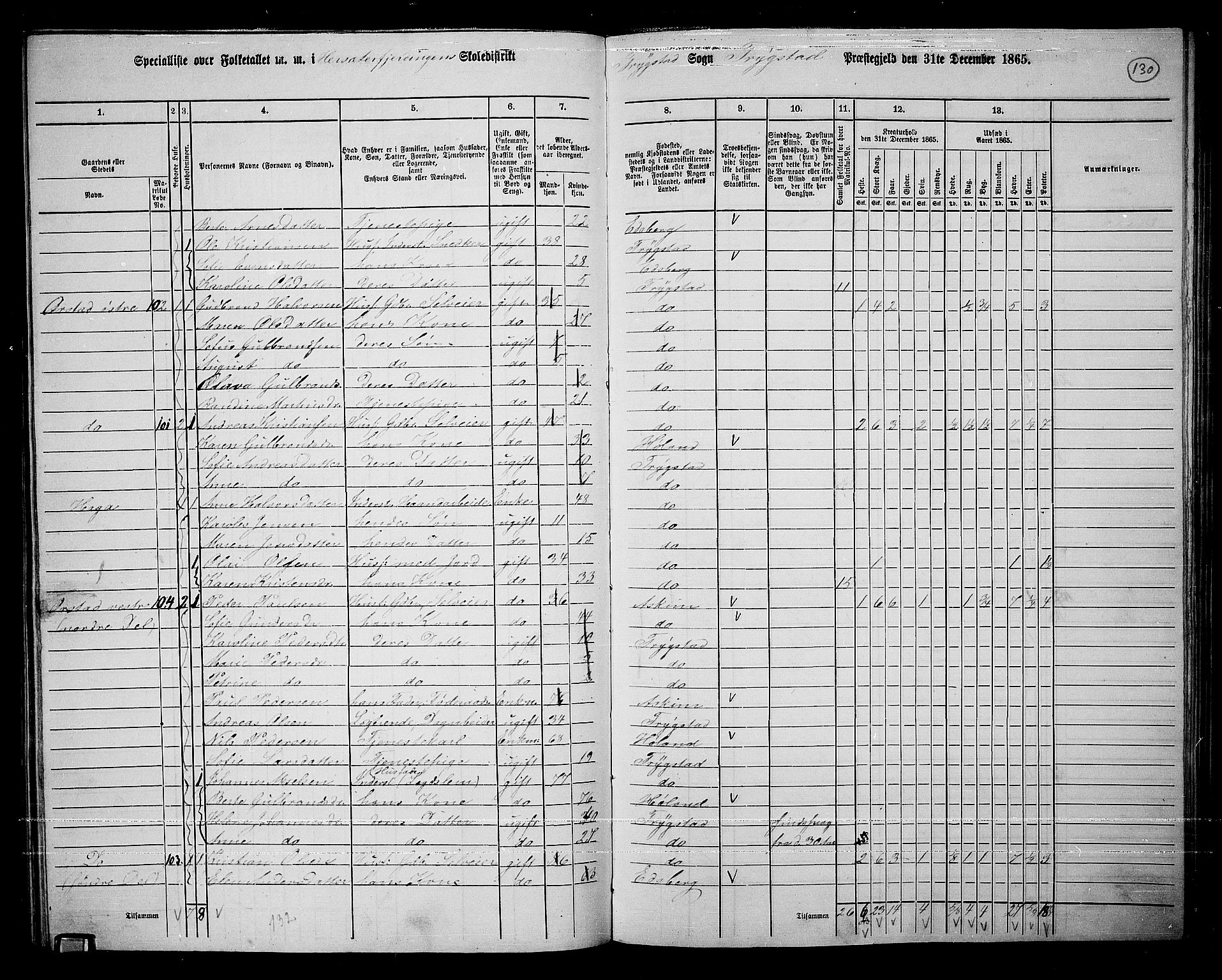 RA, 1865 census for Trøgstad, 1865, p. 114