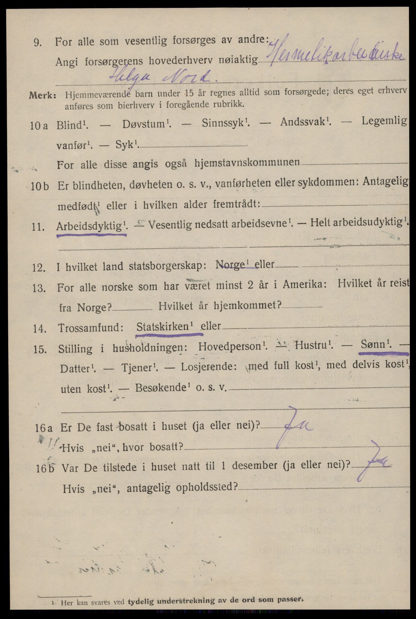 SAT, 1920 census for Ålesund, 1920, p. 39395