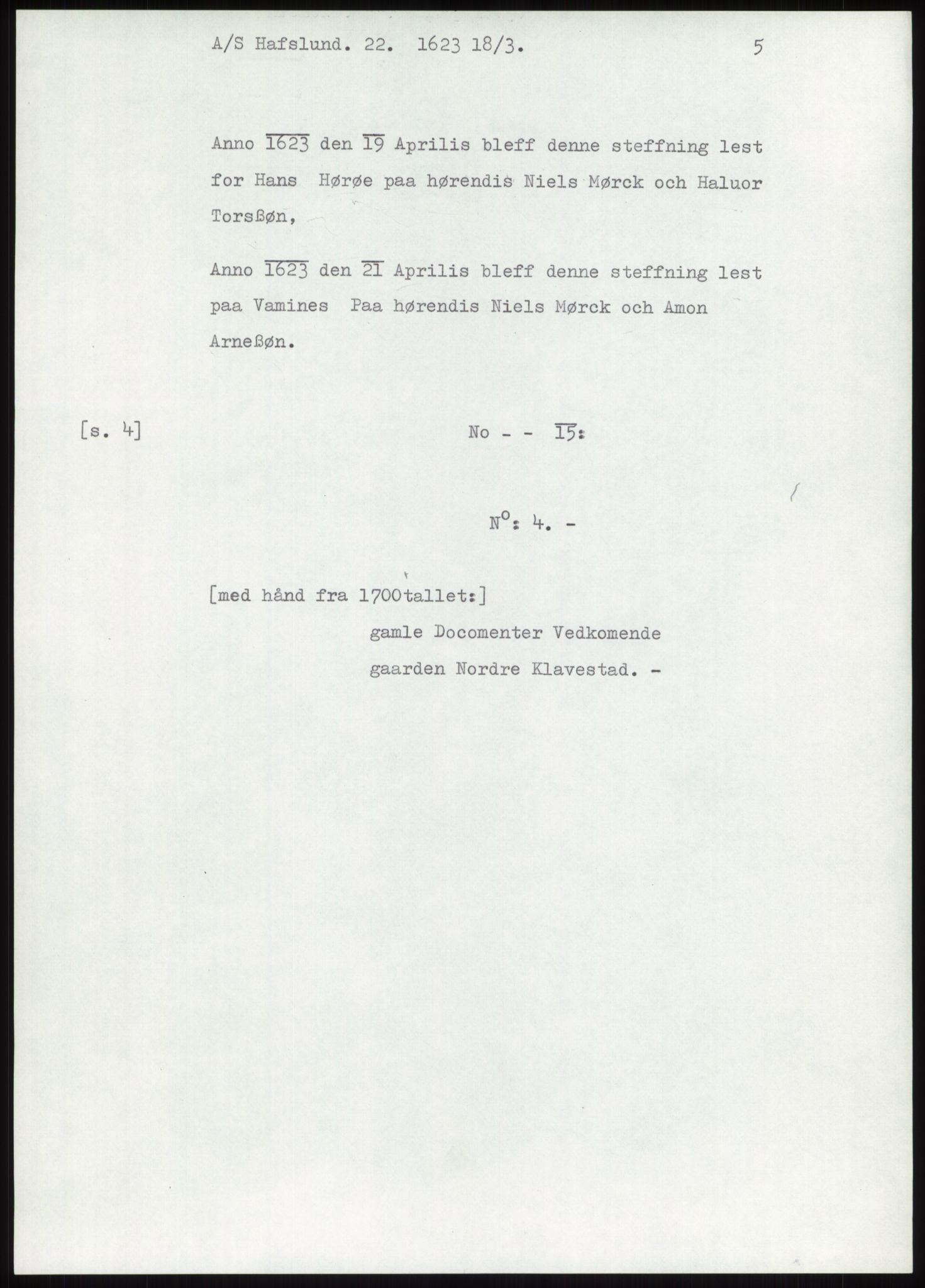 Samlinger til kildeutgivelse, Diplomavskriftsamlingen, RA/EA-4053/H/Ha, p. 219