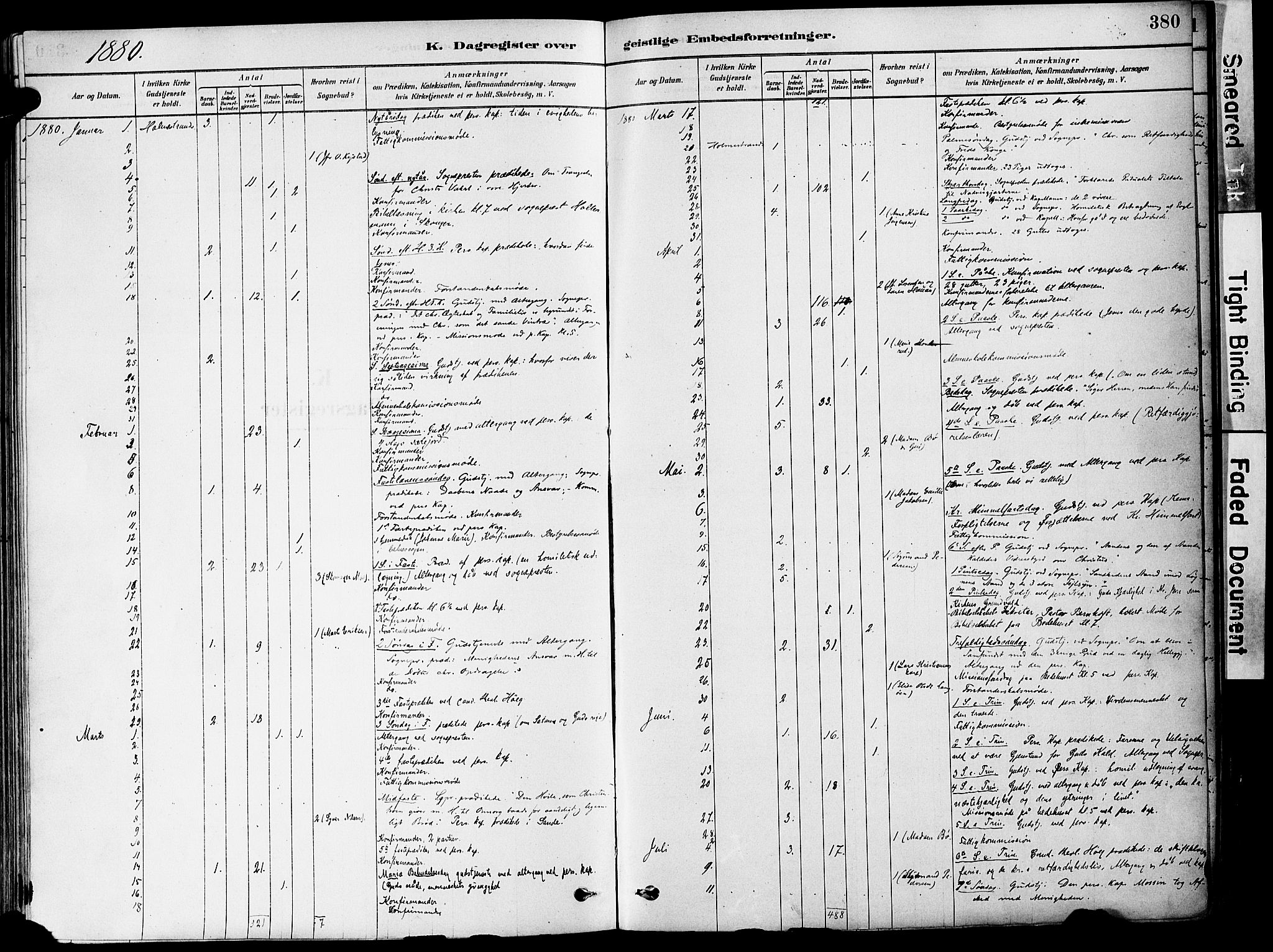 Holmestrand kirkebøker, AV/SAKO-A-346/F/Fa/L0004: Parish register (official) no. 4, 1880-1901, p. 380