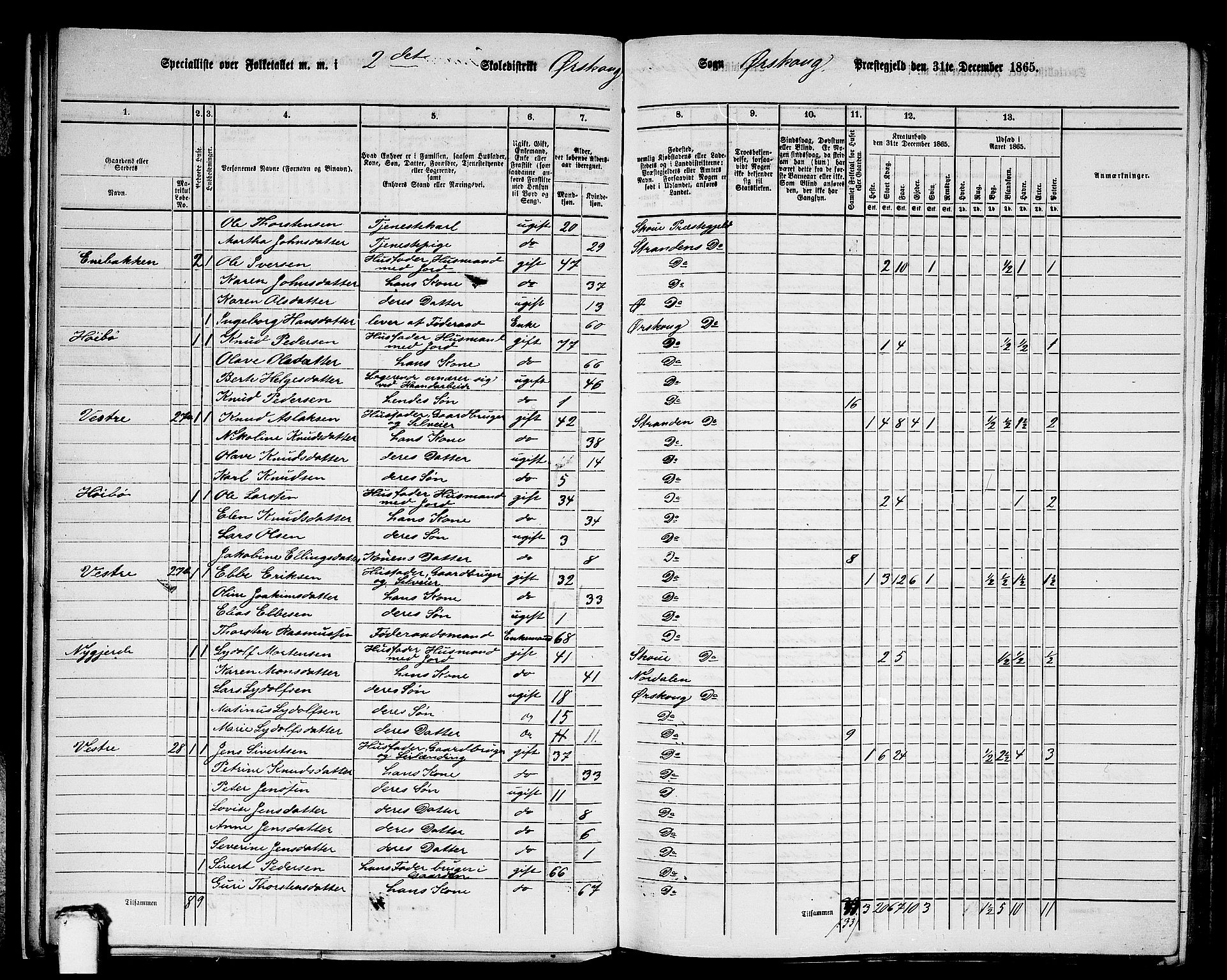 RA, 1865 census for Ørskog, 1865, p. 21