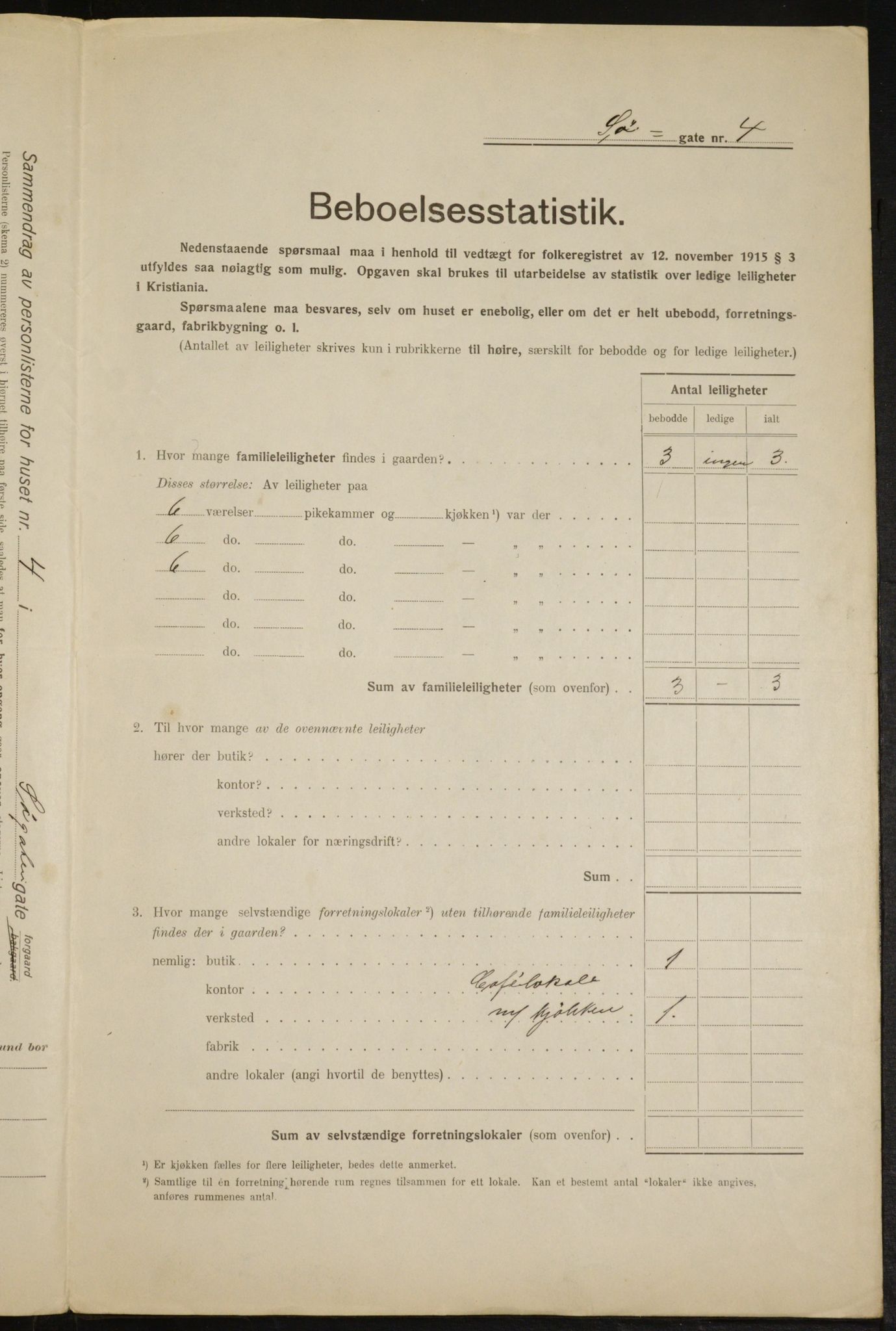 OBA, Municipal Census 1916 for Kristiania, 1916, p. 97552