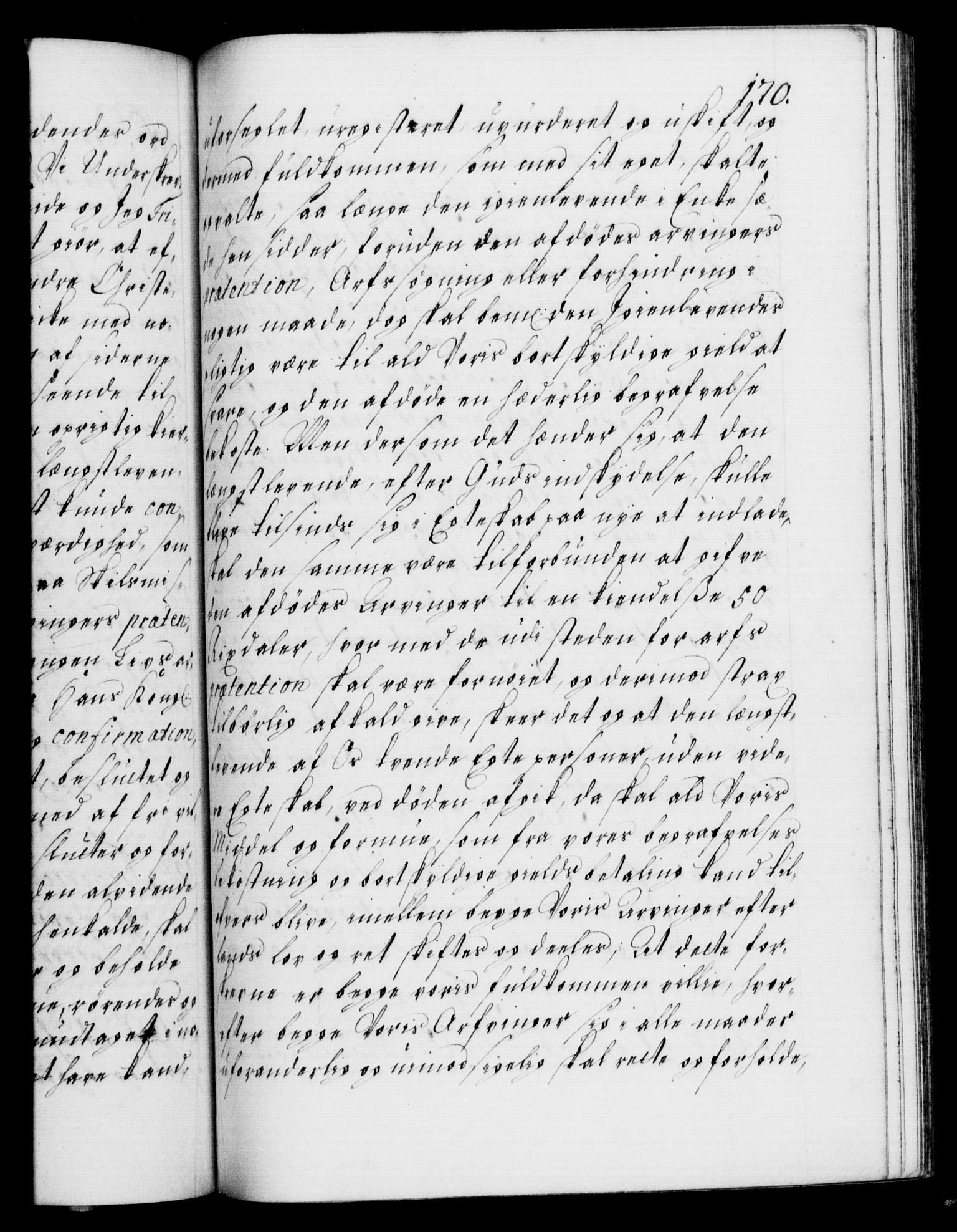 Danske Kanselli 1572-1799, AV/RA-EA-3023/F/Fc/Fca/Fcaa/L0021: Norske registre, 1712-1715, p. 170a