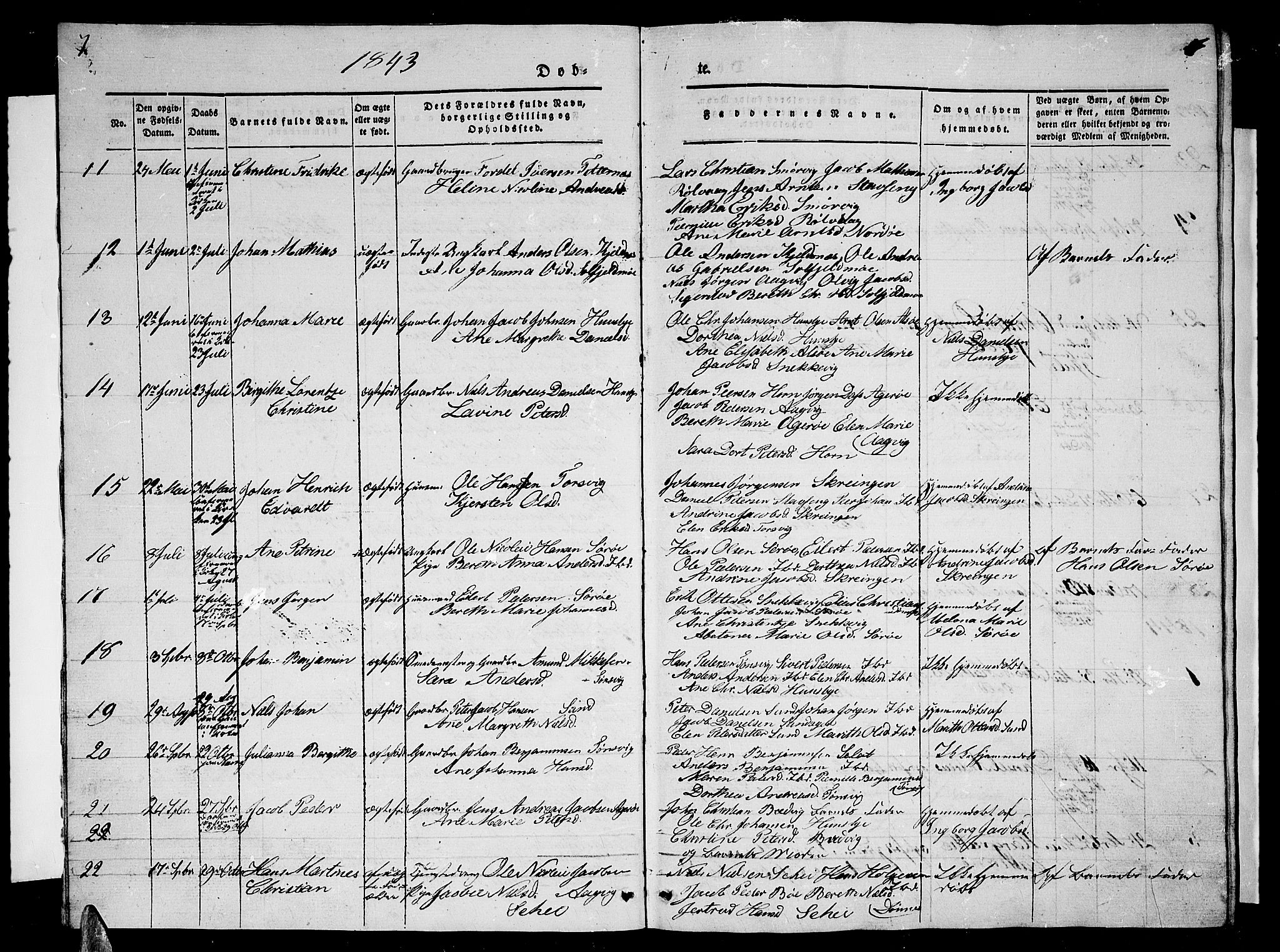 Ministerialprotokoller, klokkerbøker og fødselsregistre - Nordland, AV/SAT-A-1459/835/L0530: Parish register (copy) no. 835C02, 1842-1865, p. 7-8