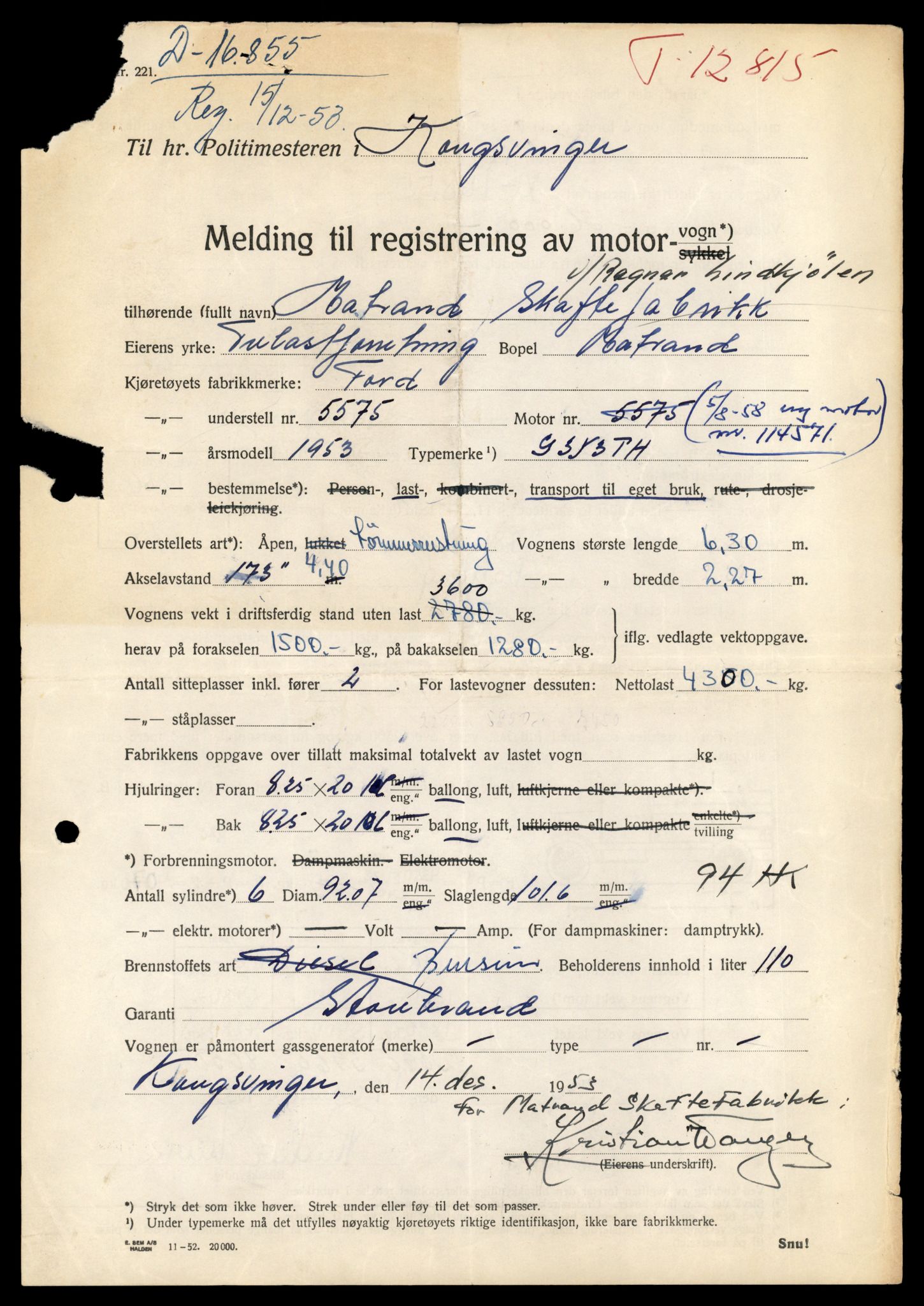 Møre og Romsdal vegkontor - Ålesund trafikkstasjon, AV/SAT-A-4099/F/Fe/L0035: Registreringskort for kjøretøy T 12653 - T 12829, 1927-1998, p. 3118