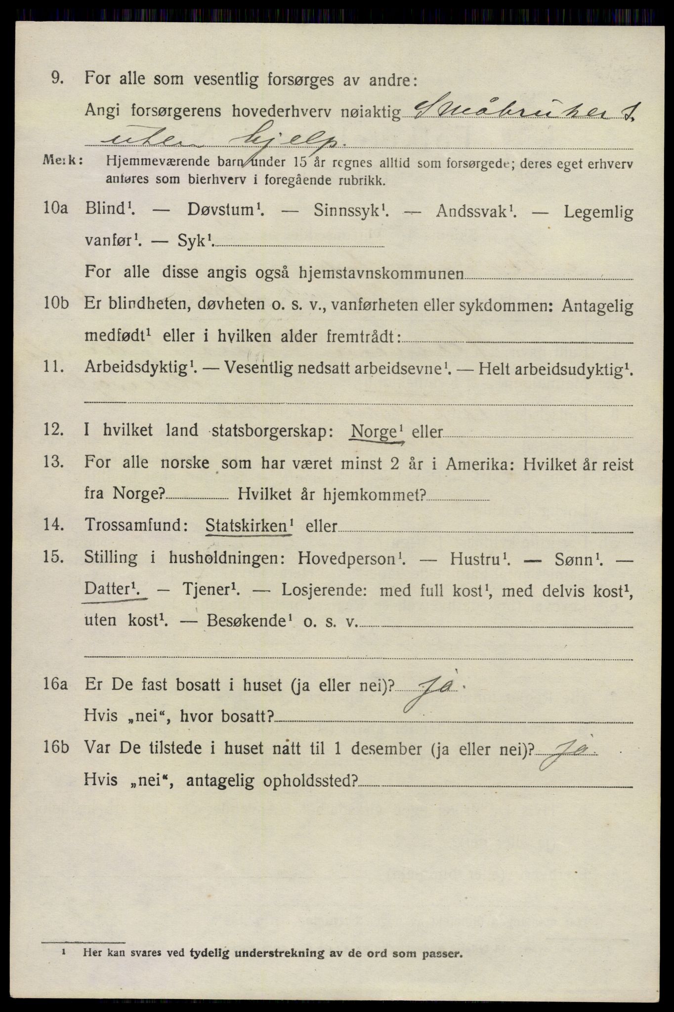 SAO, 1920 census for Nannestad, 1920, p. 1906