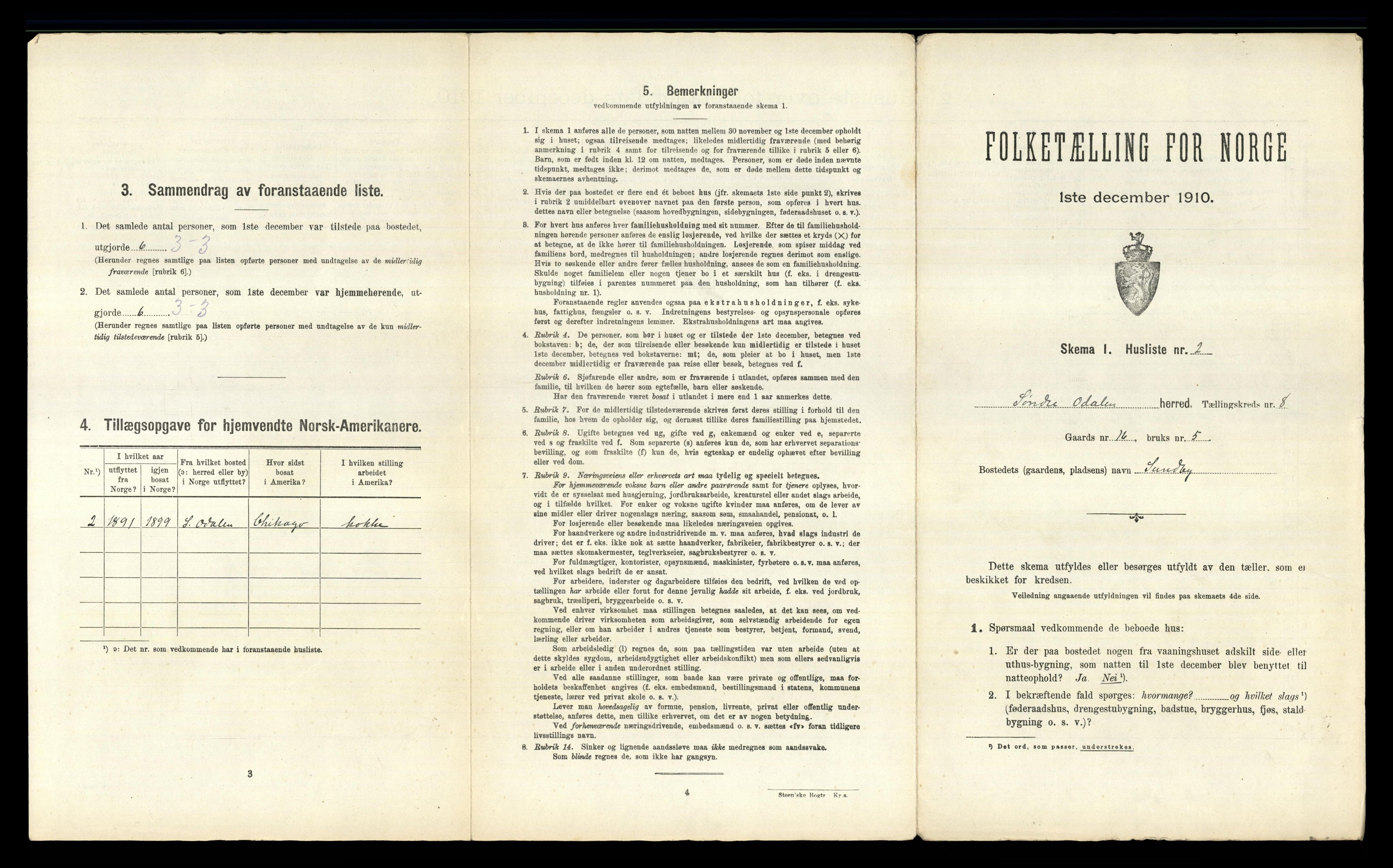 RA, 1910 census for Sør-Odal, 1910, p. 1314
