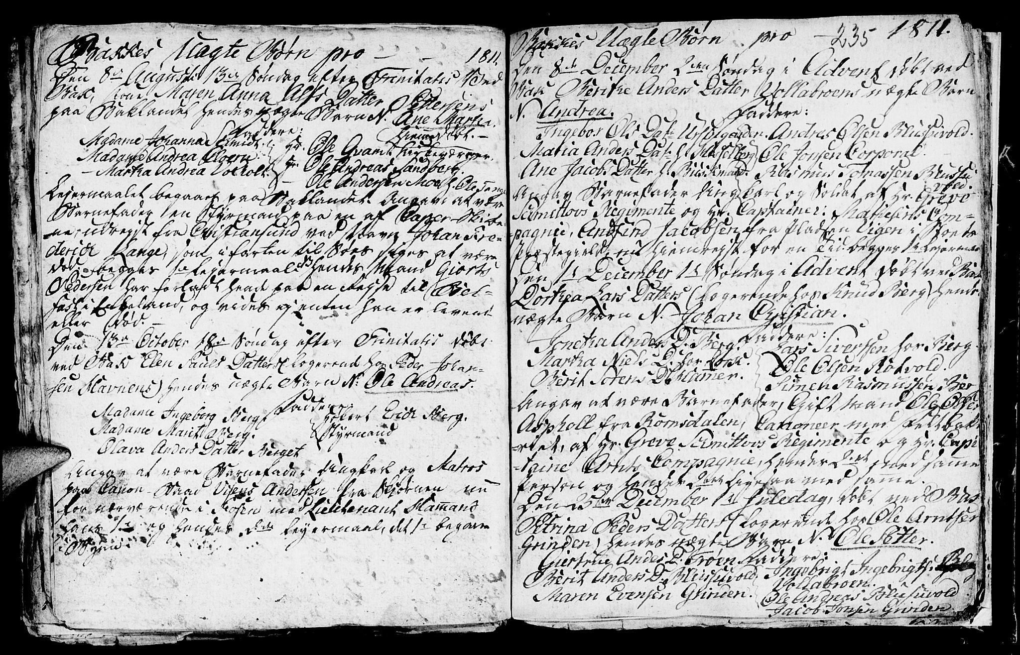 Ministerialprotokoller, klokkerbøker og fødselsregistre - Sør-Trøndelag, SAT/A-1456/604/L0218: Parish register (copy) no. 604C01, 1754-1819, p. 235