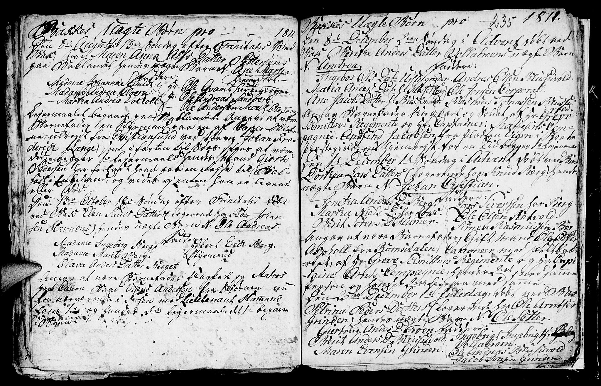 Ministerialprotokoller, klokkerbøker og fødselsregistre - Sør-Trøndelag, AV/SAT-A-1456/604/L0218: Parish register (copy) no. 604C01, 1754-1819, p. 235