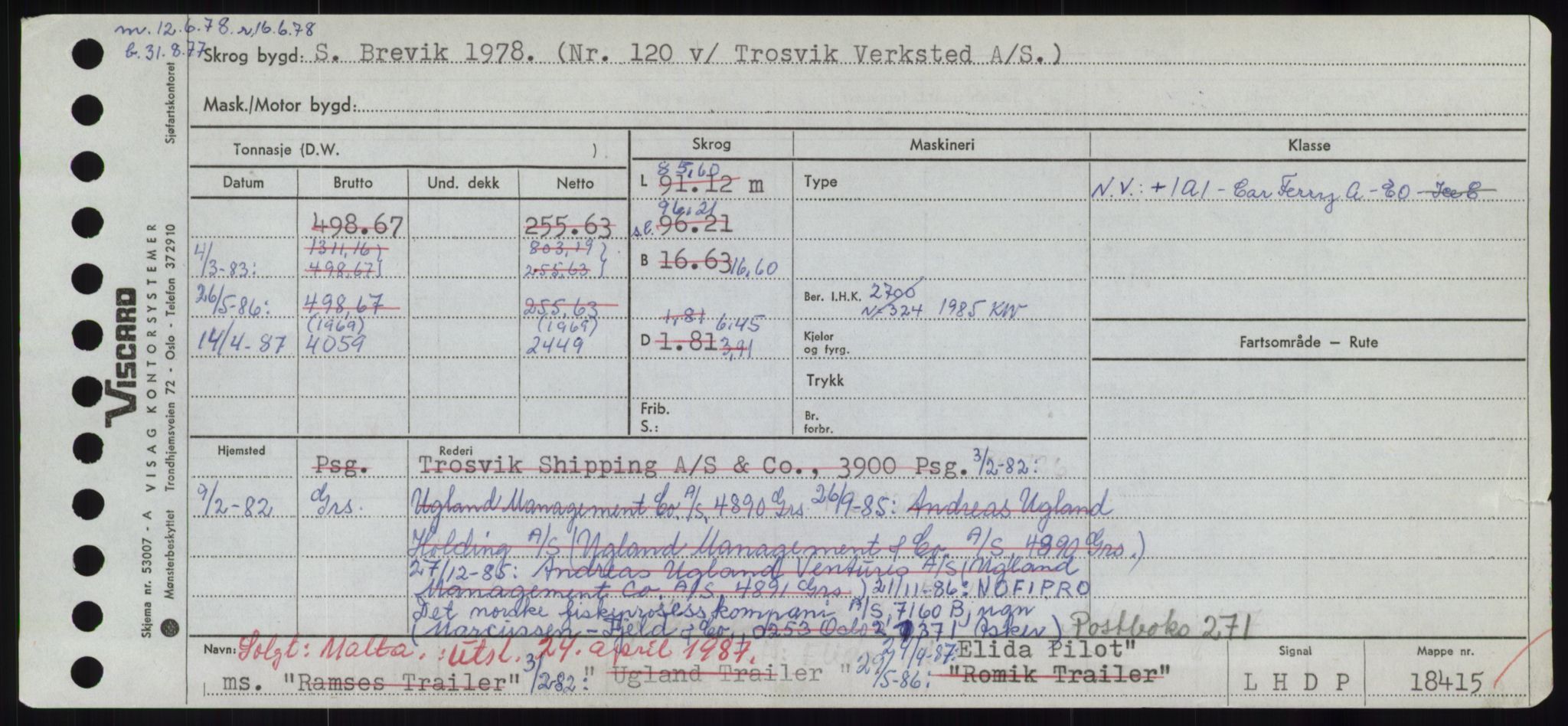 Sjøfartsdirektoratet med forløpere, Skipsmålingen, AV/RA-S-1627/H/Hd/L0009: Fartøy, E, p. 283