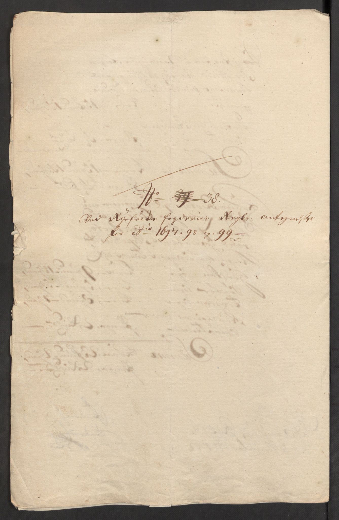 Rentekammeret inntil 1814, Reviderte regnskaper, Fogderegnskap, RA/EA-4092/R47/L2858: Fogderegnskap Ryfylke, 1697-1700, p. 181