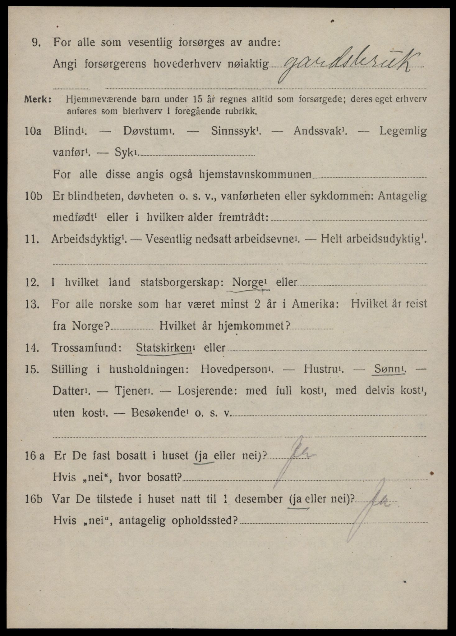SAT, 1920 census for Vigra, 1920, p. 1907
