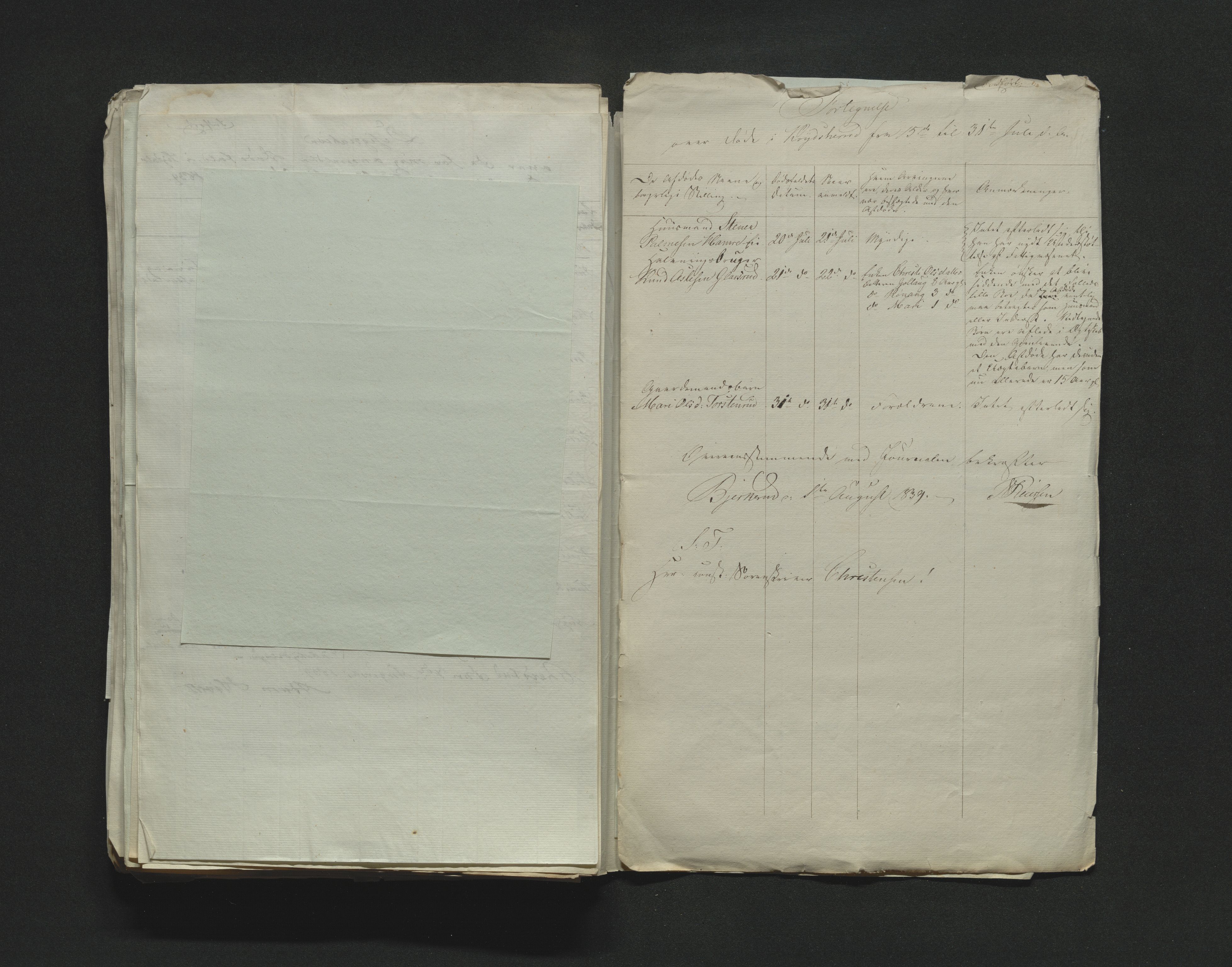 Eiker, Modum og Sigdal sorenskriveri, AV/SAKO-A-123/H/Ha/Hab/L0005: Dødsfallsmeldinger, 1837-1840