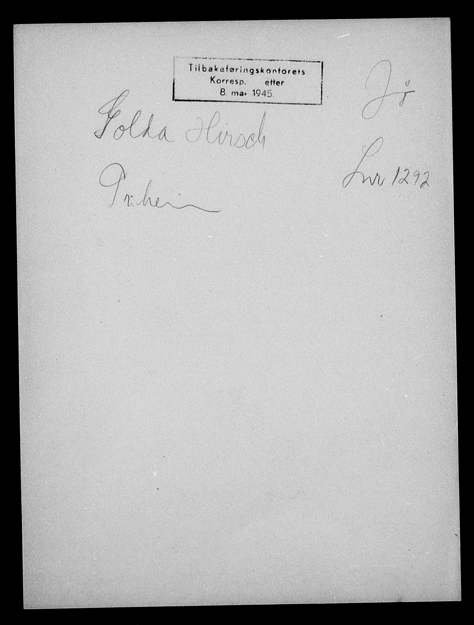 Justisdepartementet, Tilbakeføringskontoret for inndratte formuer, AV/RA-S-1564/H/Hc/Hca/L0896: --, 1945-1947, p. 247