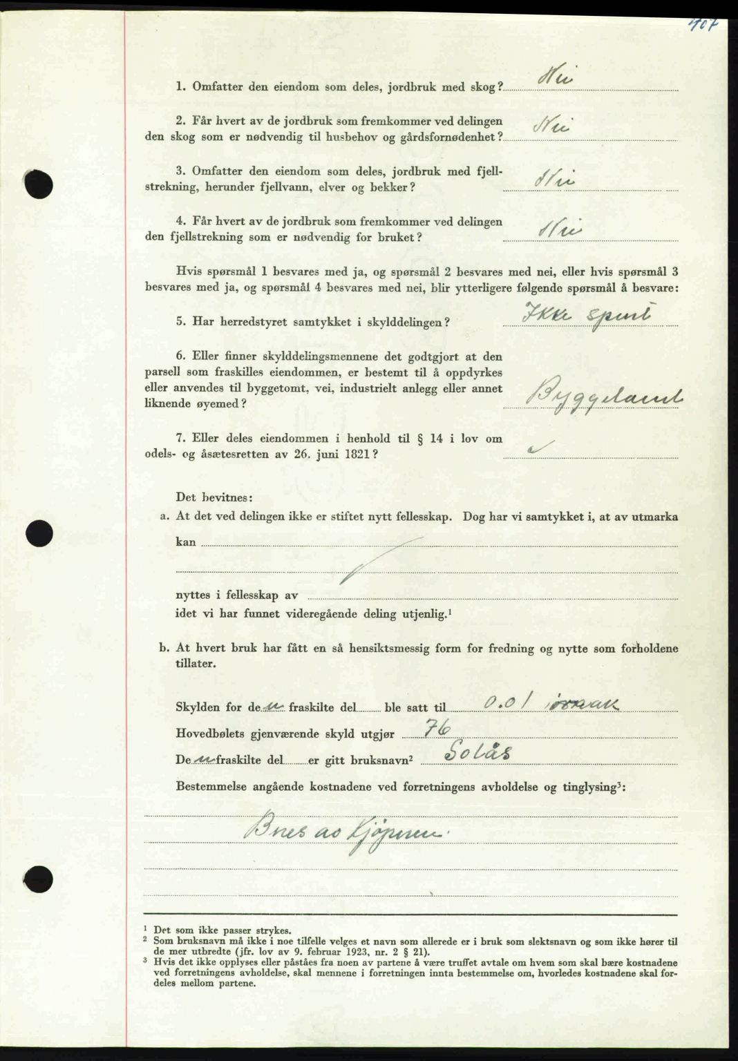 Nordmøre sorenskriveri, AV/SAT-A-4132/1/2/2Ca: Mortgage book no. A112, 1949-1949, Diary no: : 2526/1949