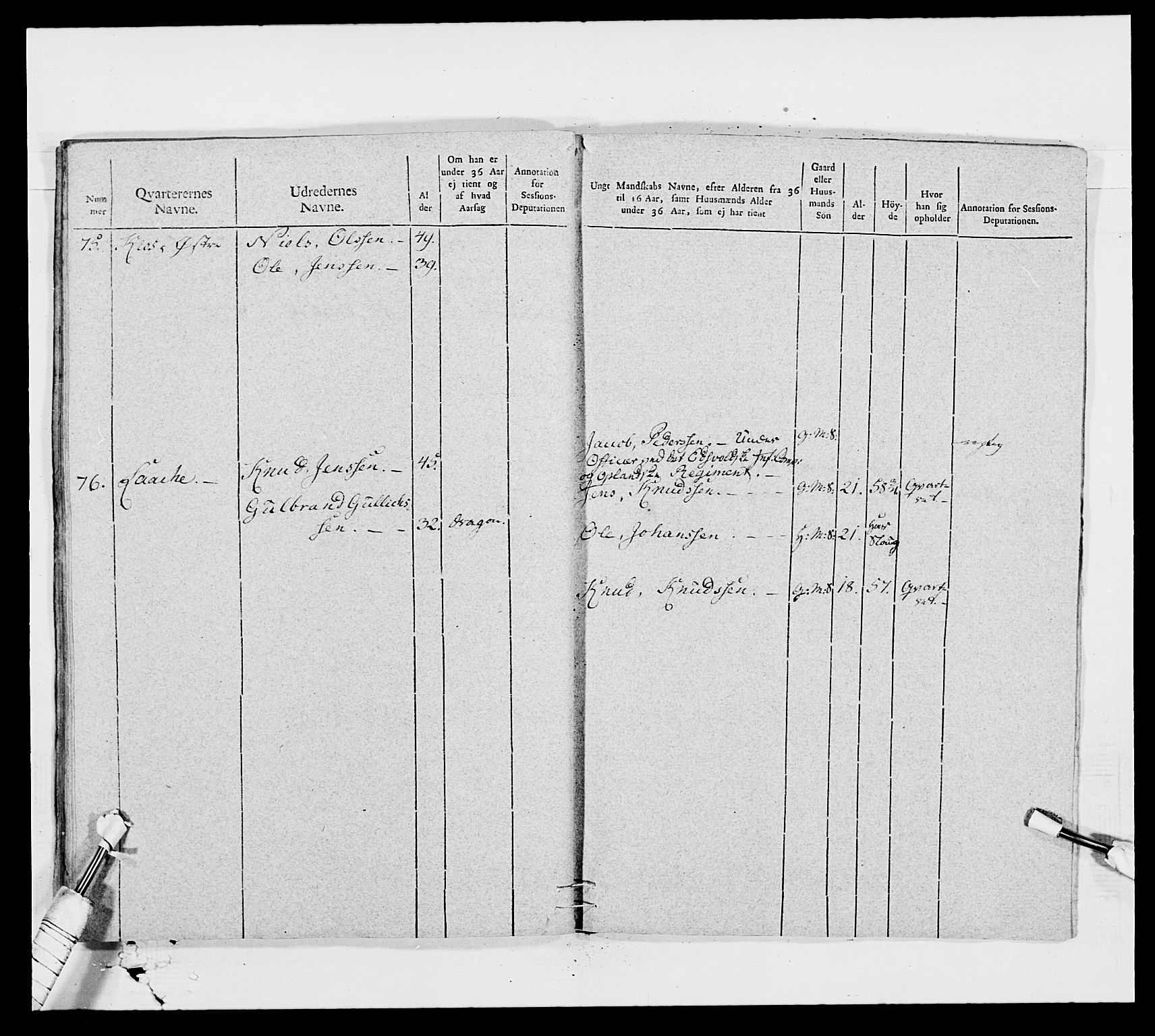 Generalitets- og kommissariatskollegiet, Det kongelige norske kommissariatskollegium, AV/RA-EA-5420/E/Eh/L0006: Akershusiske dragonregiment, 1796-1800, p. 208