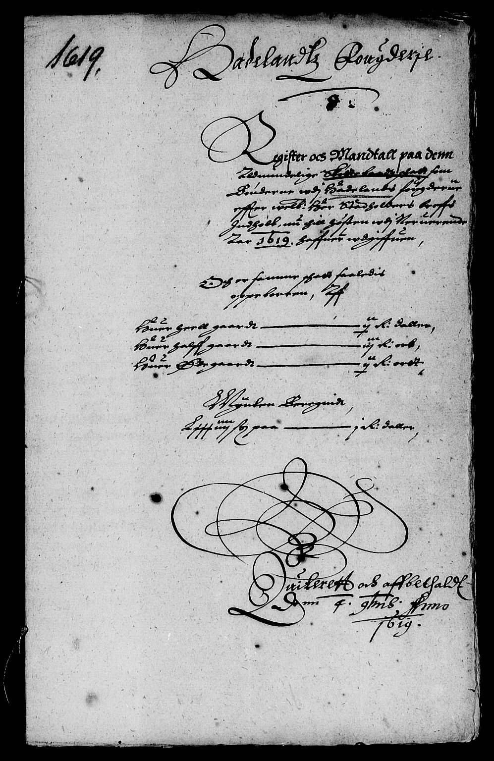Rentekammeret inntil 1814, Reviderte regnskaper, Lensregnskaper, AV/RA-EA-5023/R/Rb/Rba/L0053: Akershus len, 1619-1620