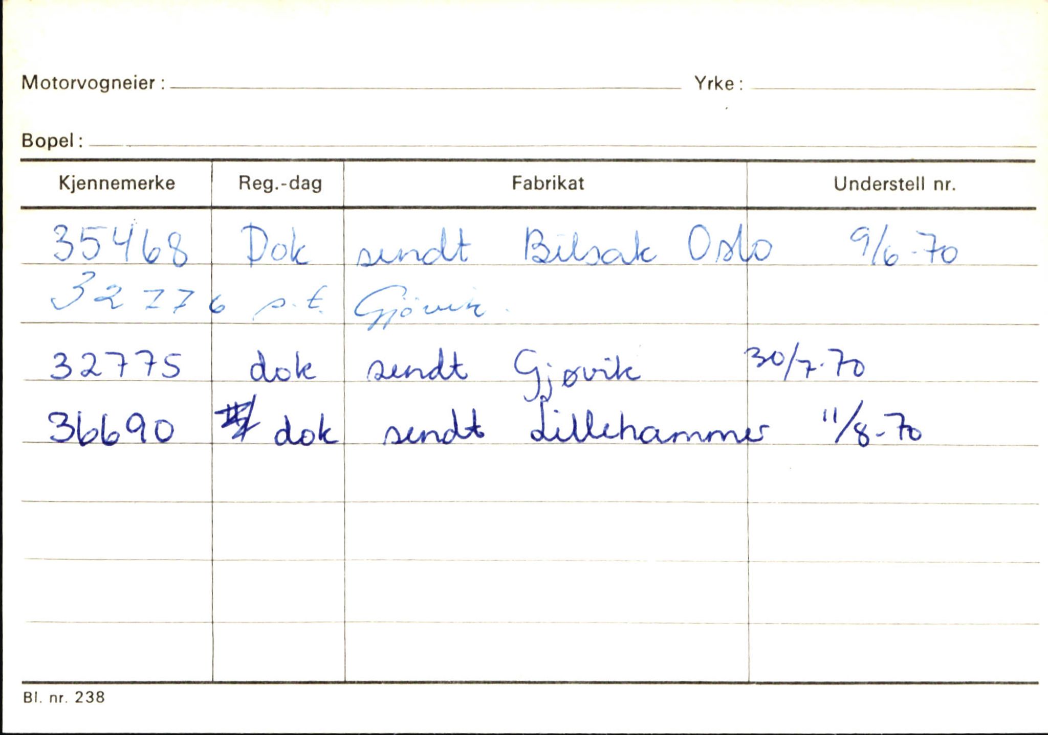 Statens vegvesen, Sogn og Fjordane vegkontor, SAB/A-5301/4/F/L0145: Registerkort Vågsøy S-Å. Årdal I-P, 1945-1975, p. 1057