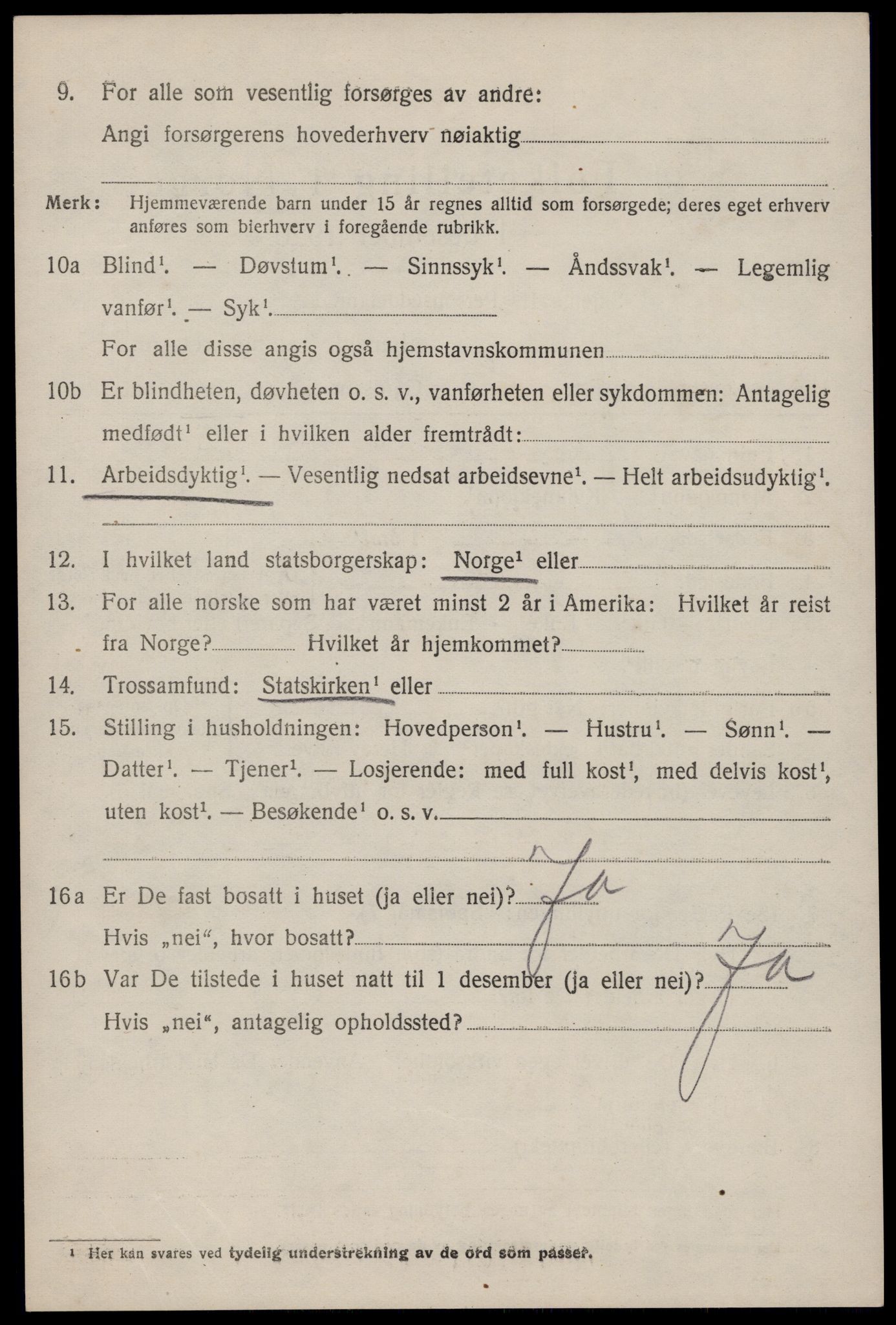 SAKO, 1920 census for Hjartdal, 1920, p. 2203