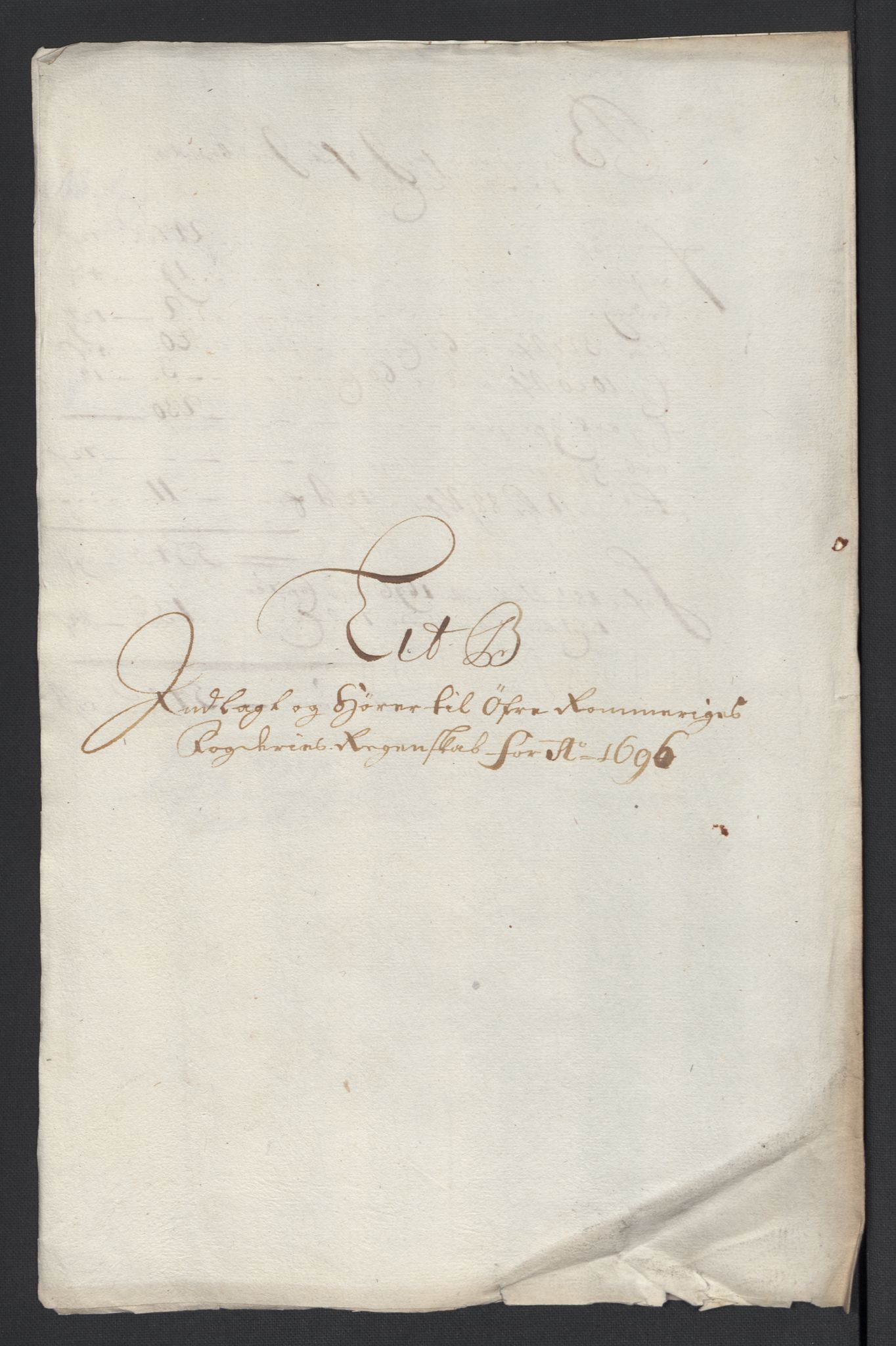 Rentekammeret inntil 1814, Reviderte regnskaper, Fogderegnskap, AV/RA-EA-4092/R12/L0708: Fogderegnskap Øvre Romerike, 1696, p. 22