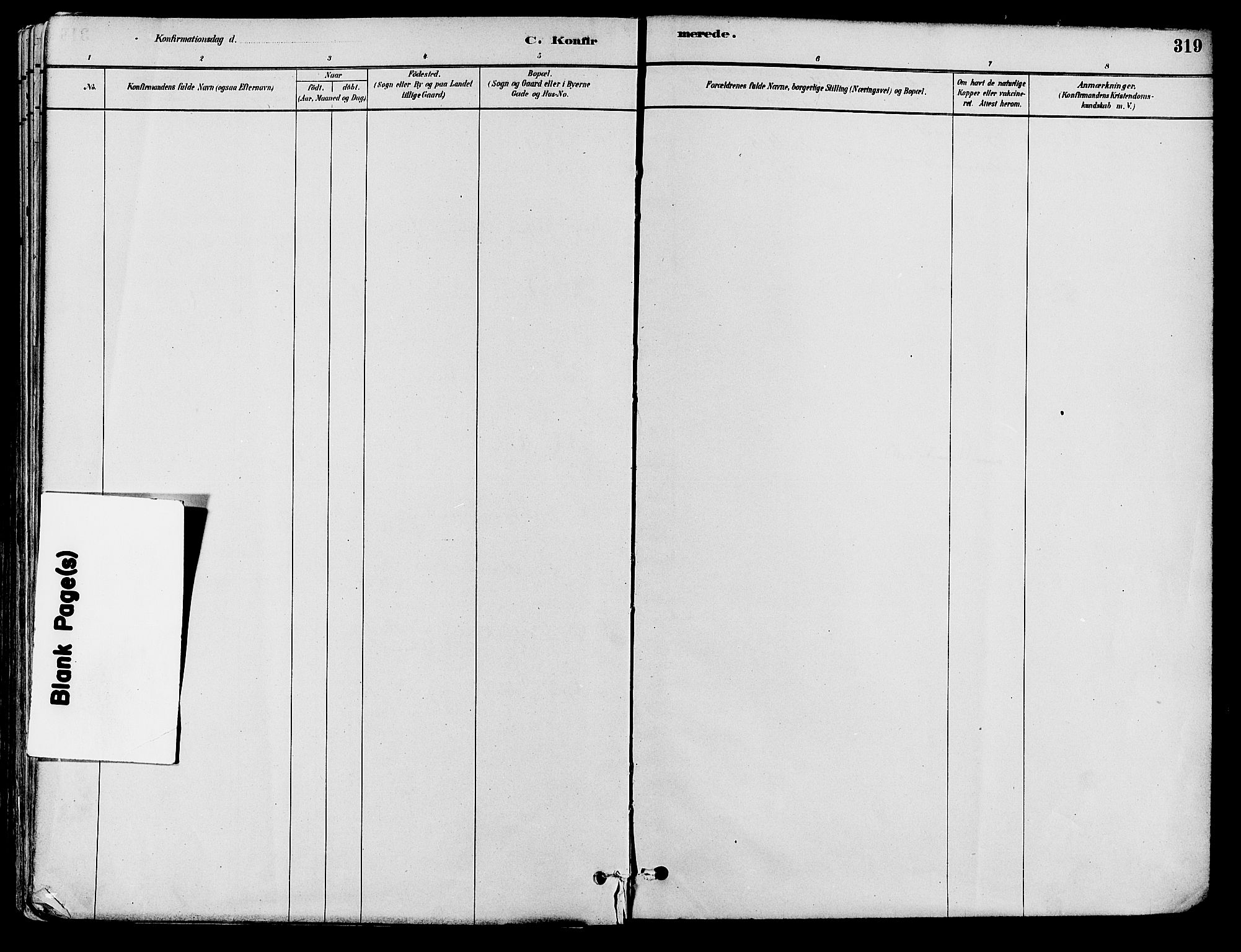 Våler prestekontor, Hedmark, AV/SAH-PREST-040/H/Ha/Haa/L0002: Parish register (official) no. 3, 1879-1911, p. 319