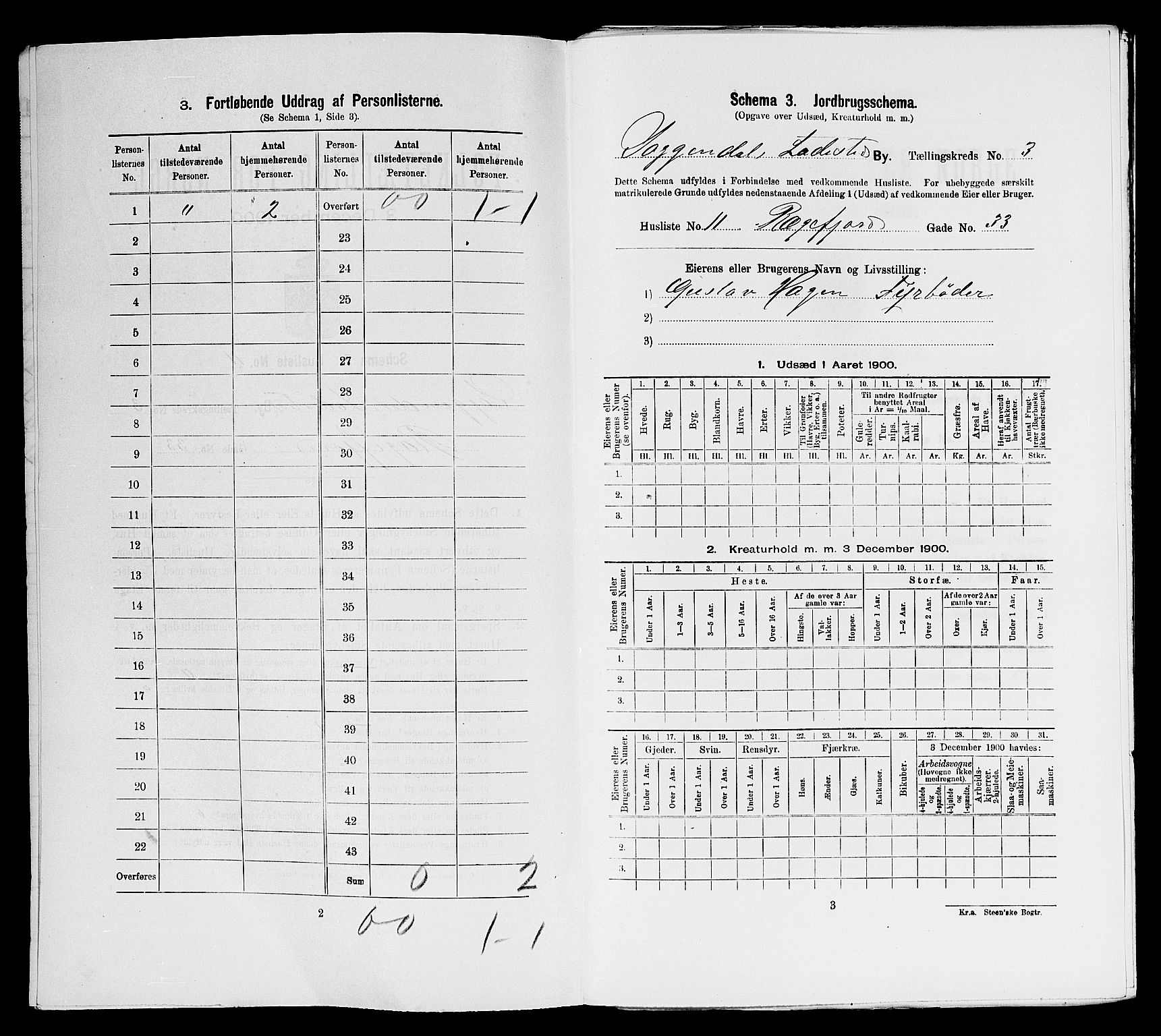 SAST, 1900 census for Sokndal, 1900, p. 348