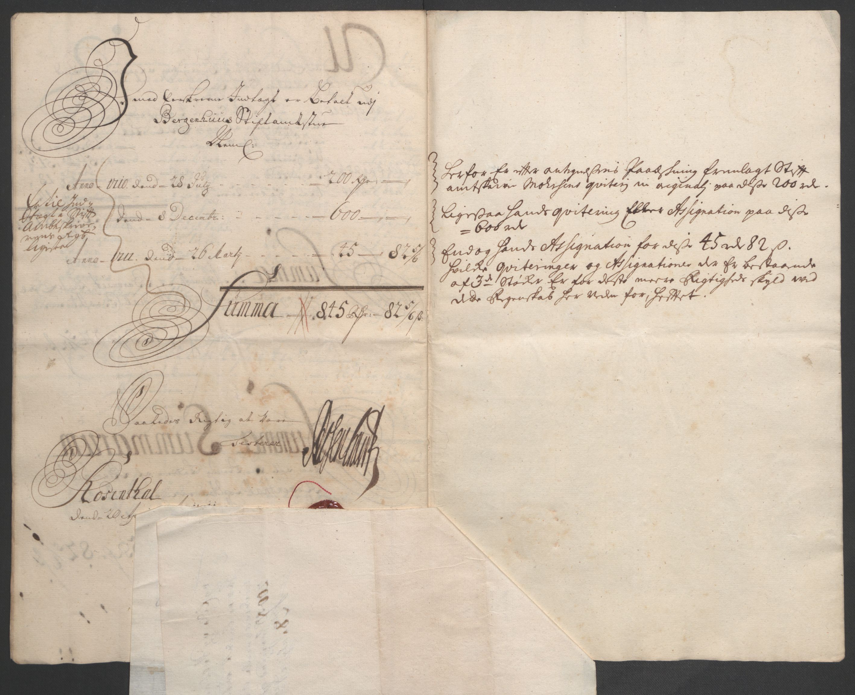 Rentekammeret inntil 1814, Reviderte regnskaper, Fogderegnskap, RA/EA-4092/R49/L3138: Fogderegnskap Rosendal Baroni, 1691-1714, p. 244