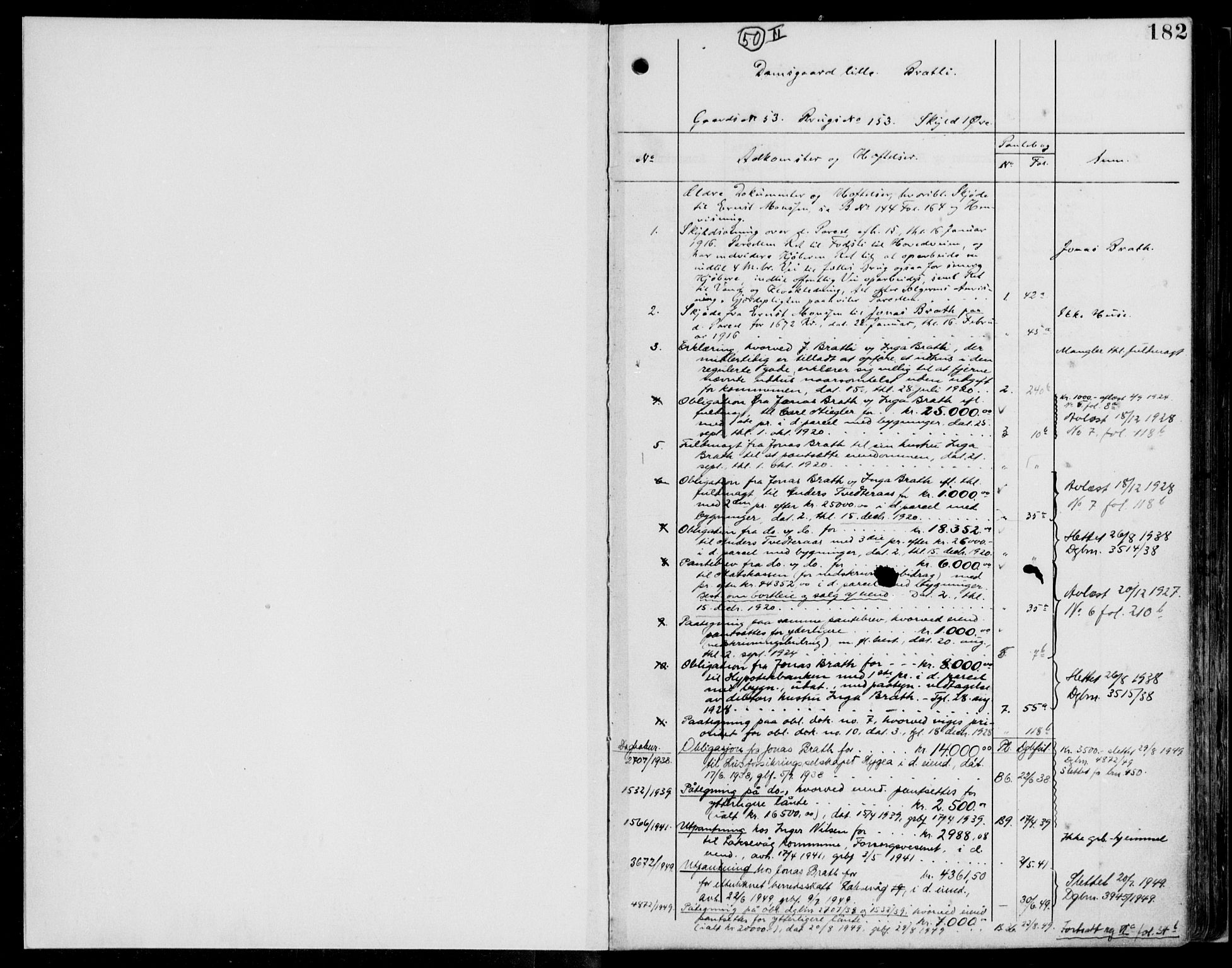 Midhordland sorenskriveri, AV/SAB-A-3001/1/G/Ga/Gab/L0114: Mortgage register no. II.A.b.114, p. 182