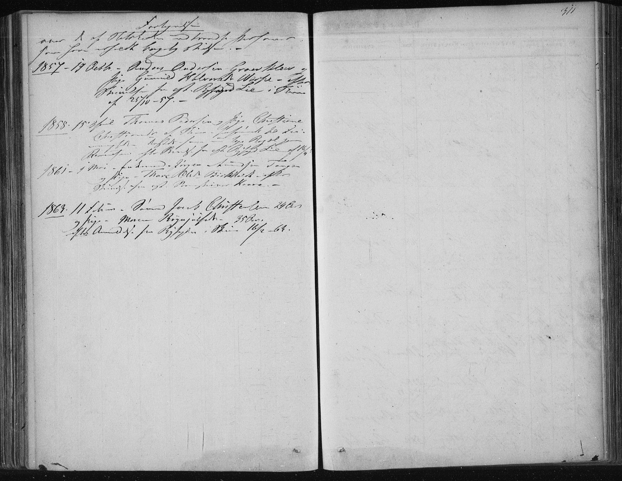 Solum kirkebøker, SAKO/A-306/F/Fa/L0007: Parish register (official) no. I 7, 1856-1864, p. 311