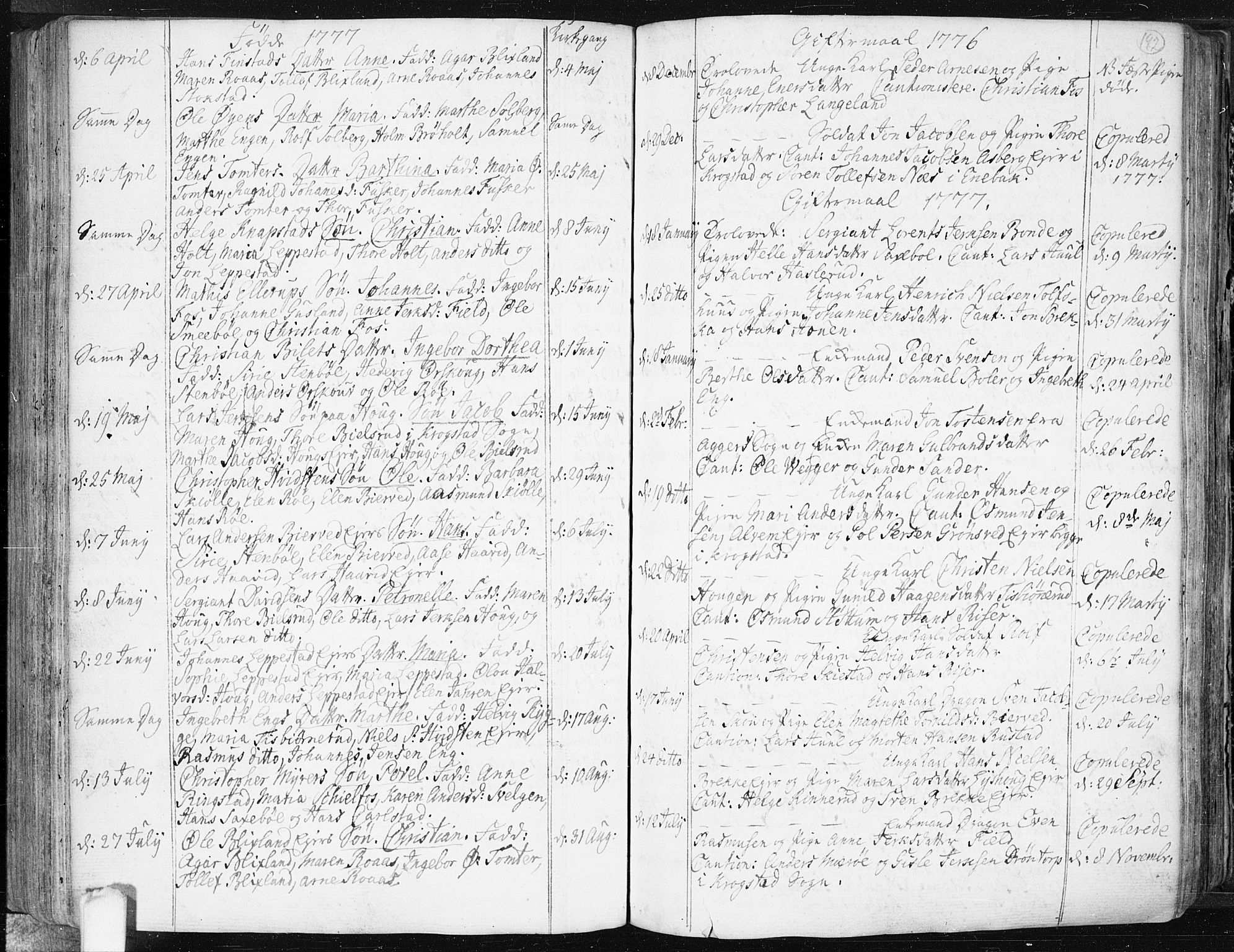 Hobøl prestekontor Kirkebøker, AV/SAO-A-2002/F/Fa/L0001: Parish register (official) no. I 1, 1733-1814, p. 192