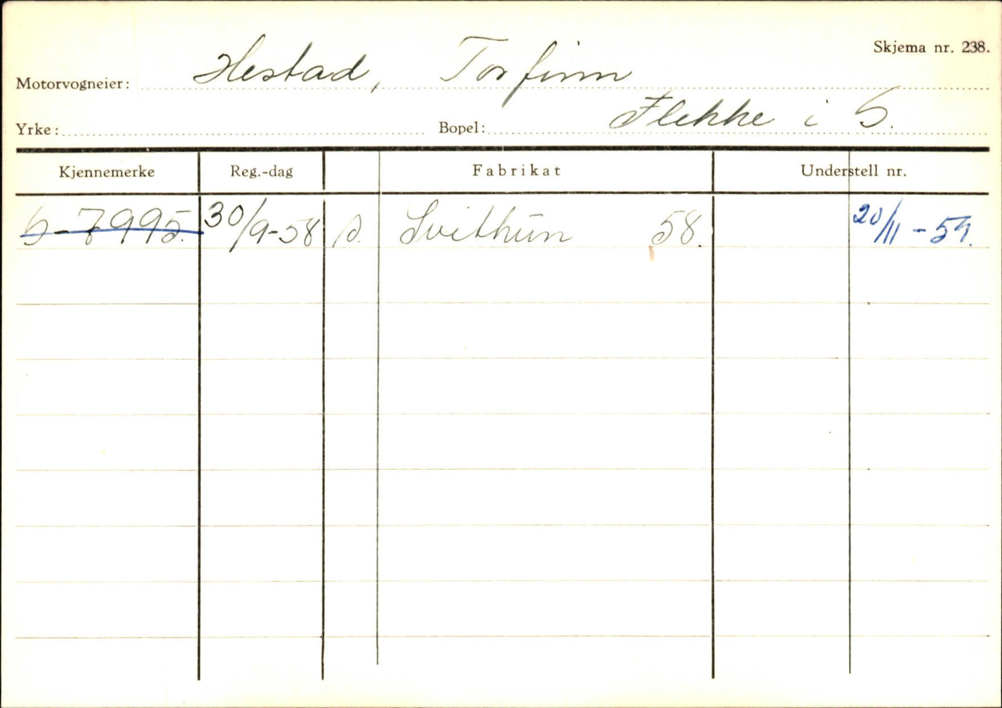 Statens vegvesen, Sogn og Fjordane vegkontor, SAB/A-5301/4/F/L0125: Eigarregister Sogndal V-Å. Aurland A-Å. Fjaler A-N, 1945-1975, p. 2028