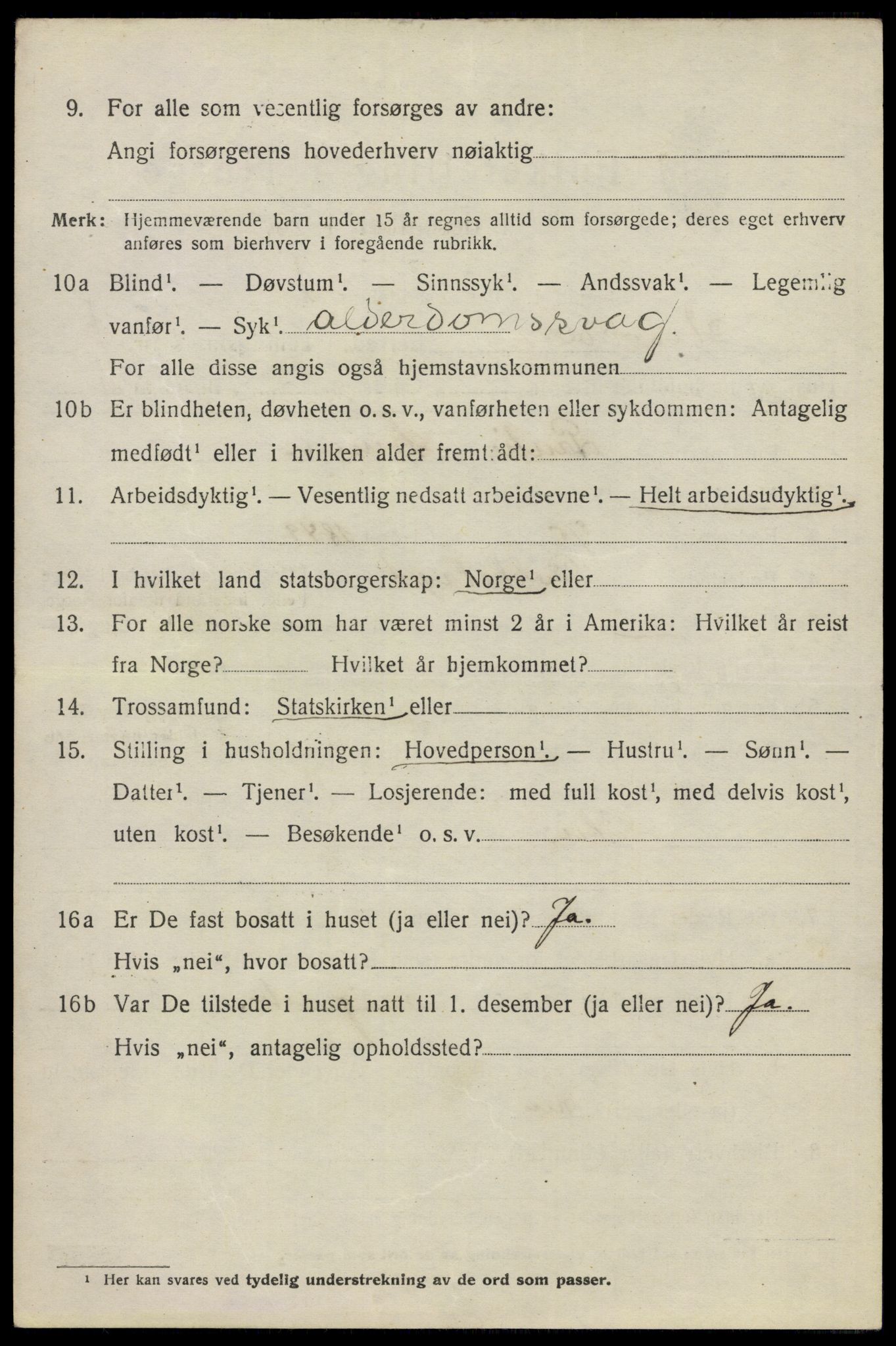 SAO, 1920 census for Nesodden, 1920, p. 2388