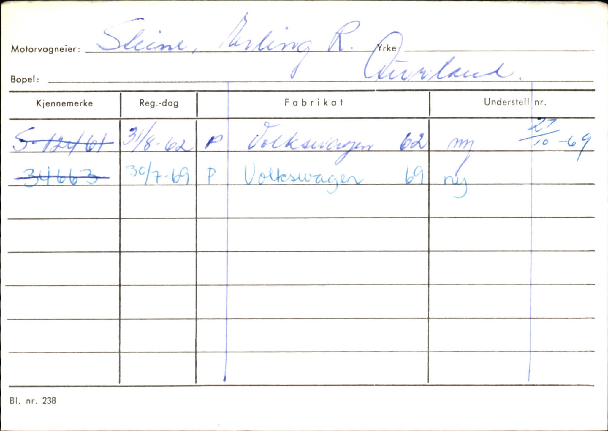 Statens vegvesen, Sogn og Fjordane vegkontor, AV/SAB-A-5301/4/F/L0125: Eigarregister Sogndal V-Å. Aurland A-Å. Fjaler A-N, 1945-1975, p. 1049