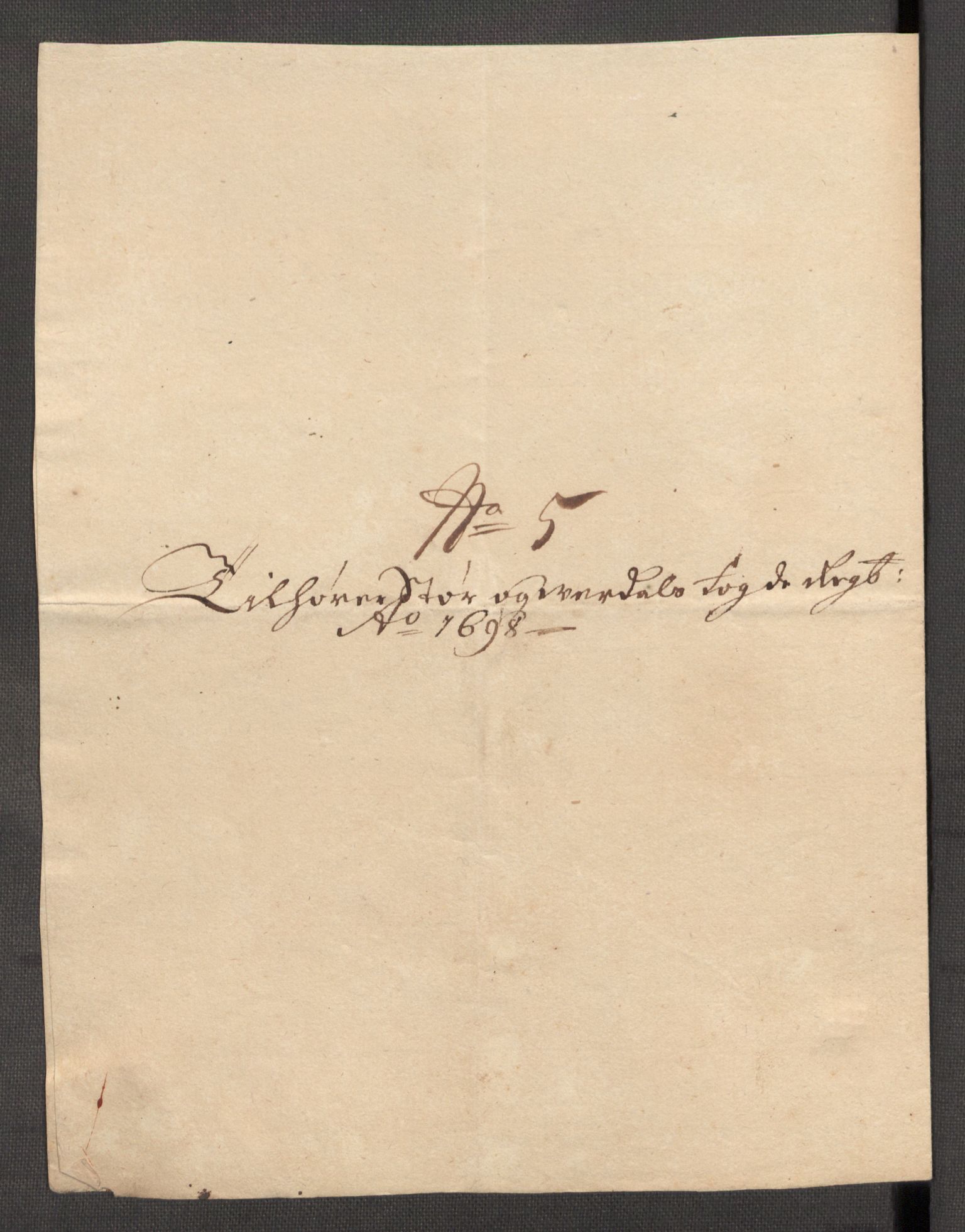 Rentekammeret inntil 1814, Reviderte regnskaper, Fogderegnskap, RA/EA-4092/R62/L4190: Fogderegnskap Stjørdal og Verdal, 1698, p. 196