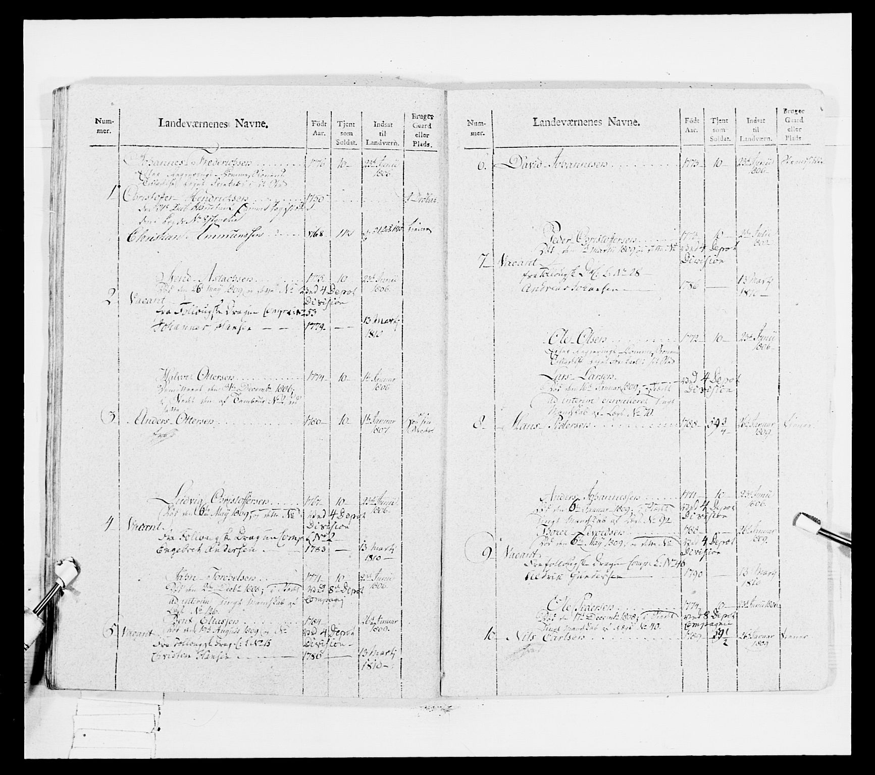 Generalitets- og kommissariatskollegiet, Det kongelige norske kommissariatskollegium, RA/EA-5420/E/Eh/L0034: Nordafjelske gevorbne infanteriregiment, 1810, p. 482