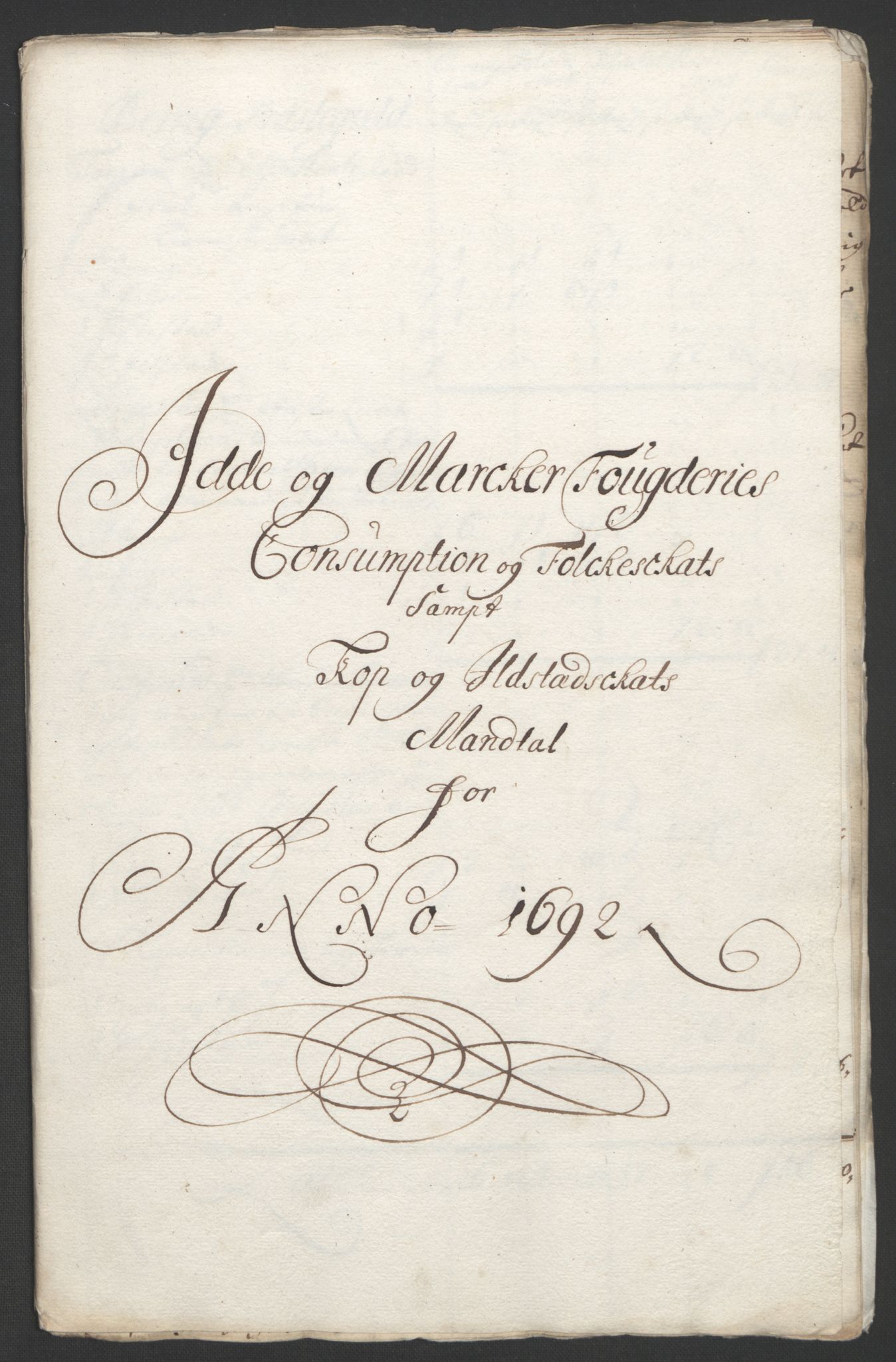 Rentekammeret inntil 1814, Reviderte regnskaper, Fogderegnskap, RA/EA-4092/R01/L0011: Fogderegnskap Idd og Marker, 1692-1693, p. 102