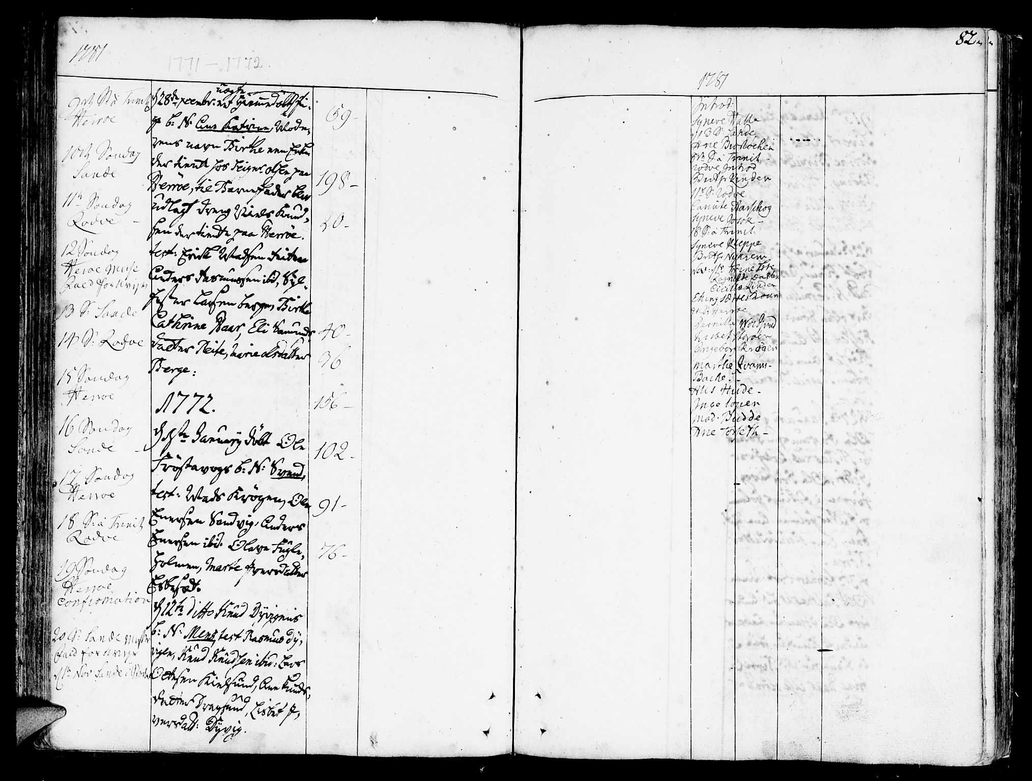 Ministerialprotokoller, klokkerbøker og fødselsregistre - Møre og Romsdal, AV/SAT-A-1454/507/L0067: Parish register (official) no. 507A02, 1767-1788, p. 82