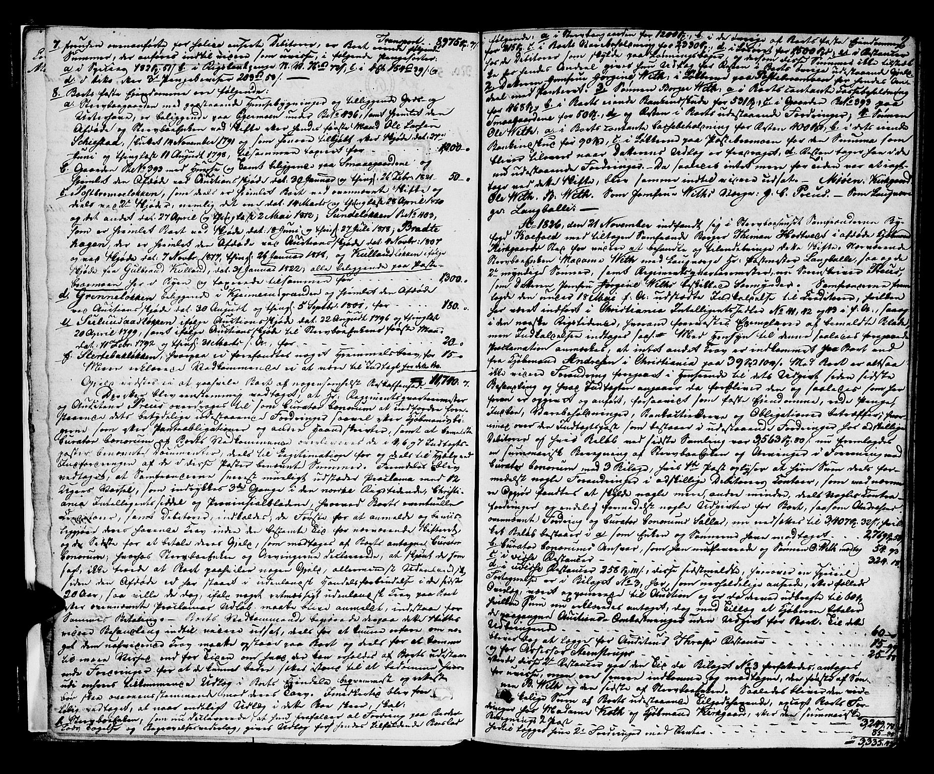 Kongsberg byfogd, AV/SAKO-A-84/H/Hd/L0003A: Skifteutlodningsprotokoll, 1825-1840, p. 1b-2a