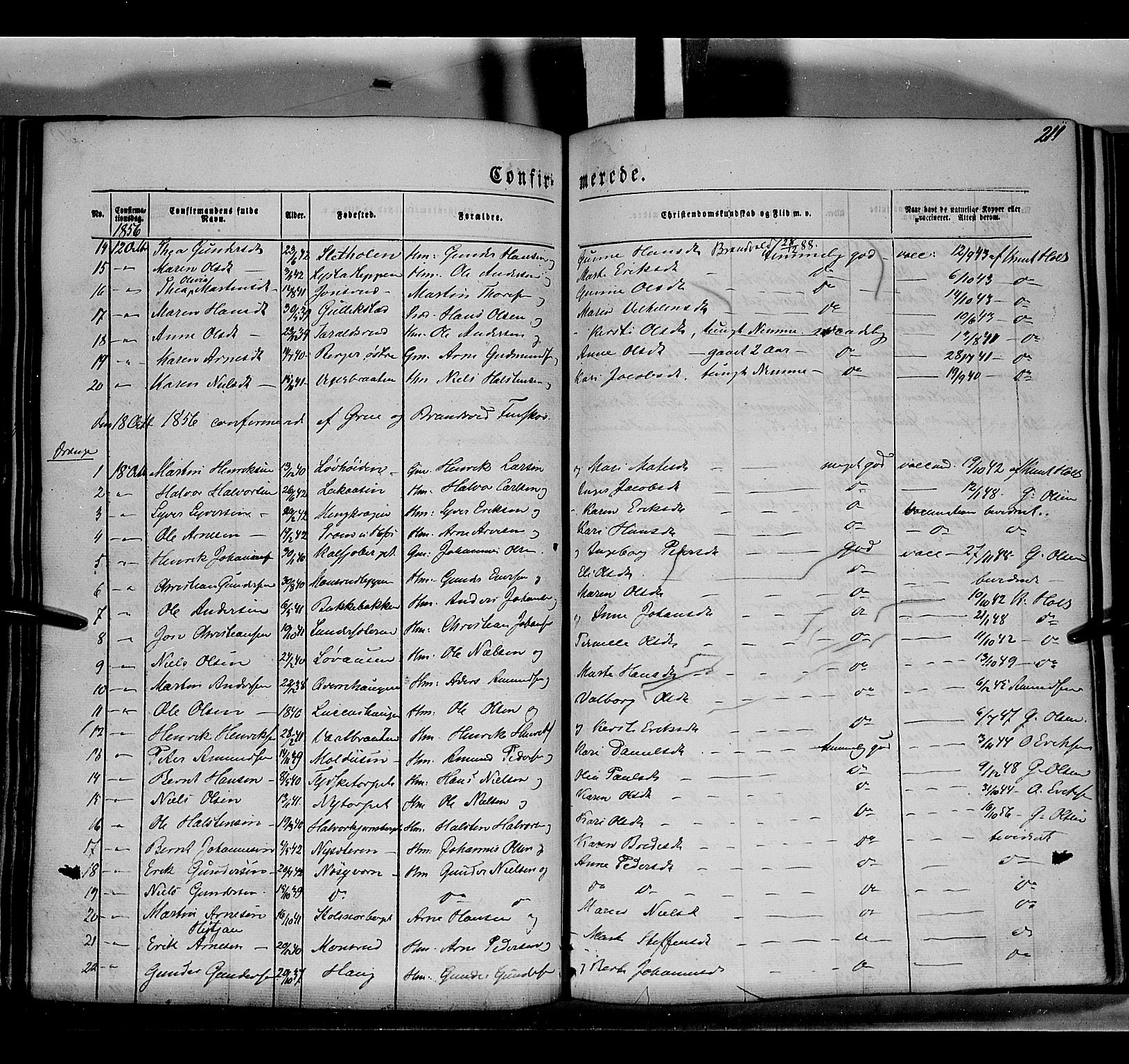 Grue prestekontor, AV/SAH-PREST-036/H/Ha/Haa/L0008: Parish register (official) no. 8, 1847-1858, p. 211