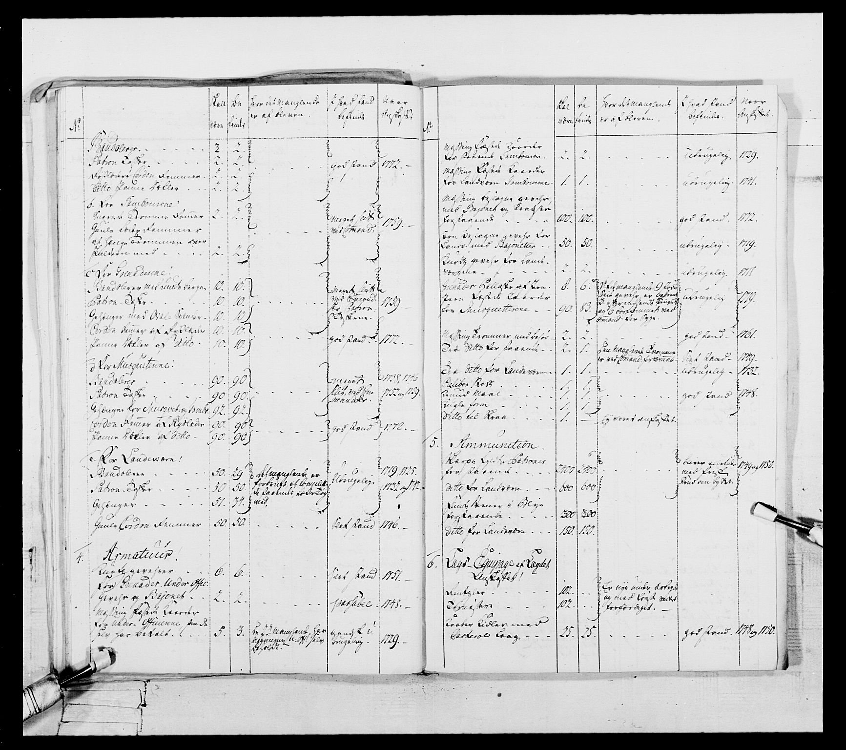 Generalitets- og kommissariatskollegiet, Det kongelige norske kommissariatskollegium, AV/RA-EA-5420/E/Eh/L0105: 2. Vesterlenske nasjonale infanteriregiment, 1766-1773, p. 314