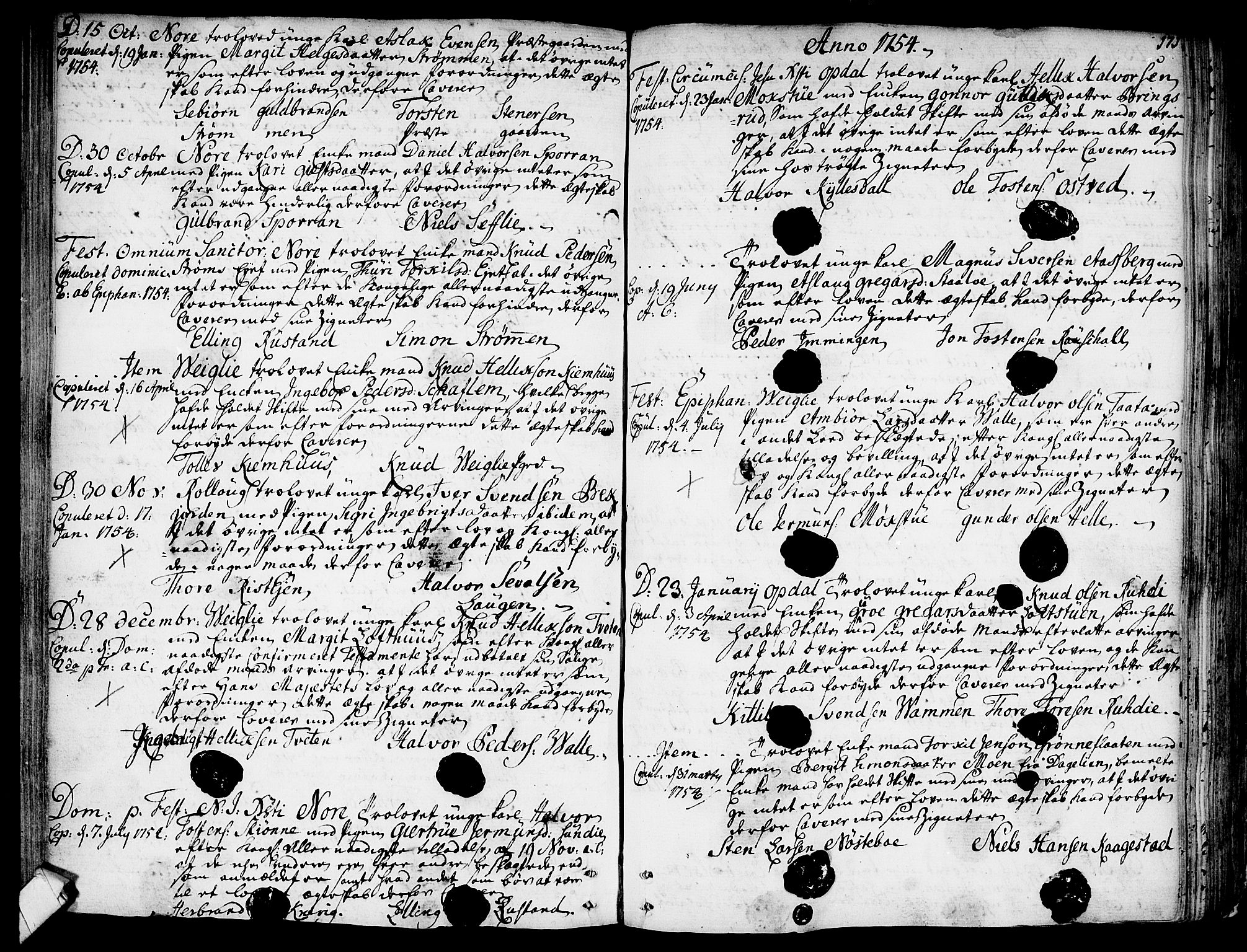 Rollag kirkebøker, SAKO/A-240/F/Fa/L0003: Parish register (official) no. I 3, 1743-1778, p. 171