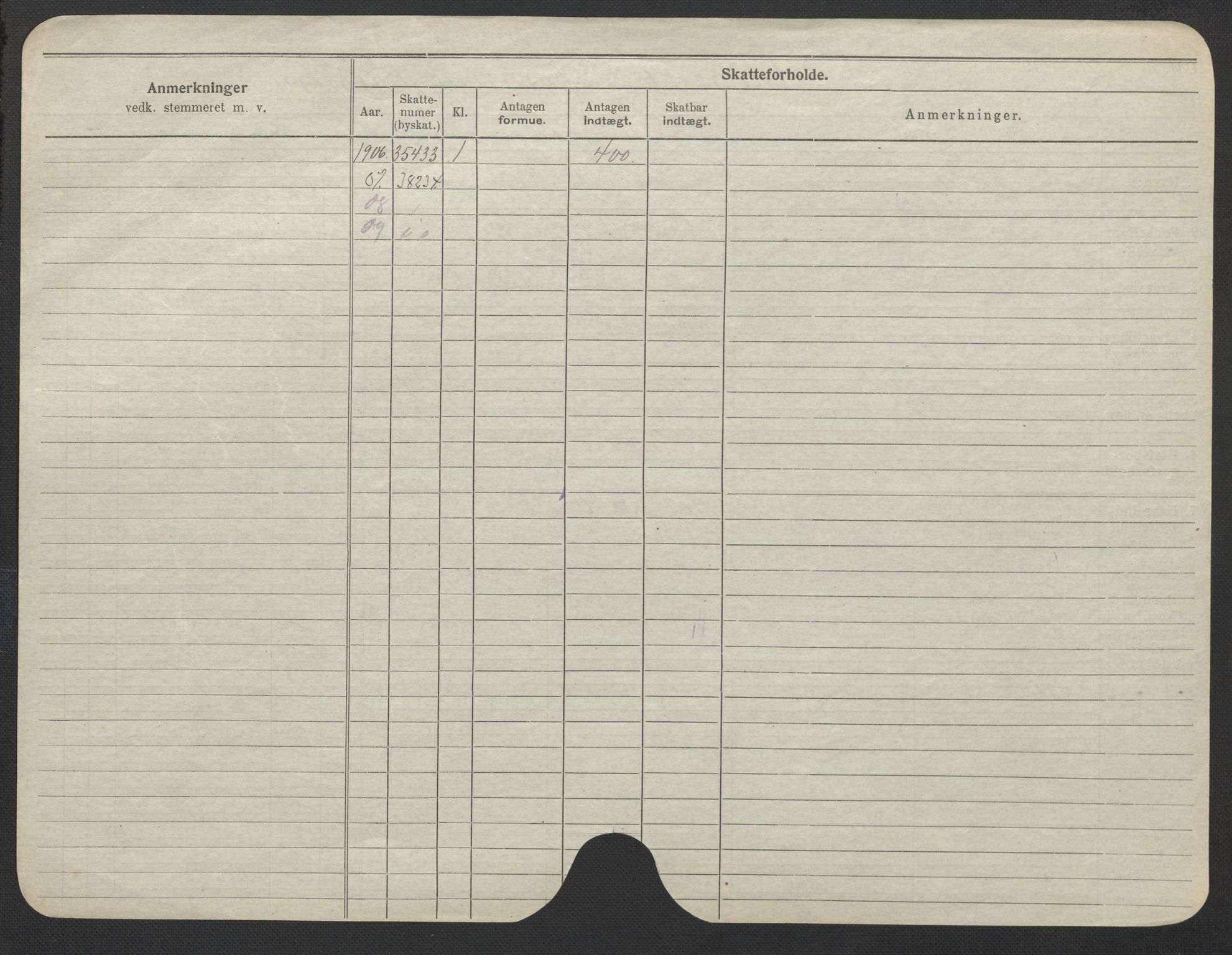 Oslo folkeregister, Registerkort, AV/SAO-A-11715/F/Fa/Fac/L0022: Kvinner, 1906-1914, p. 70b