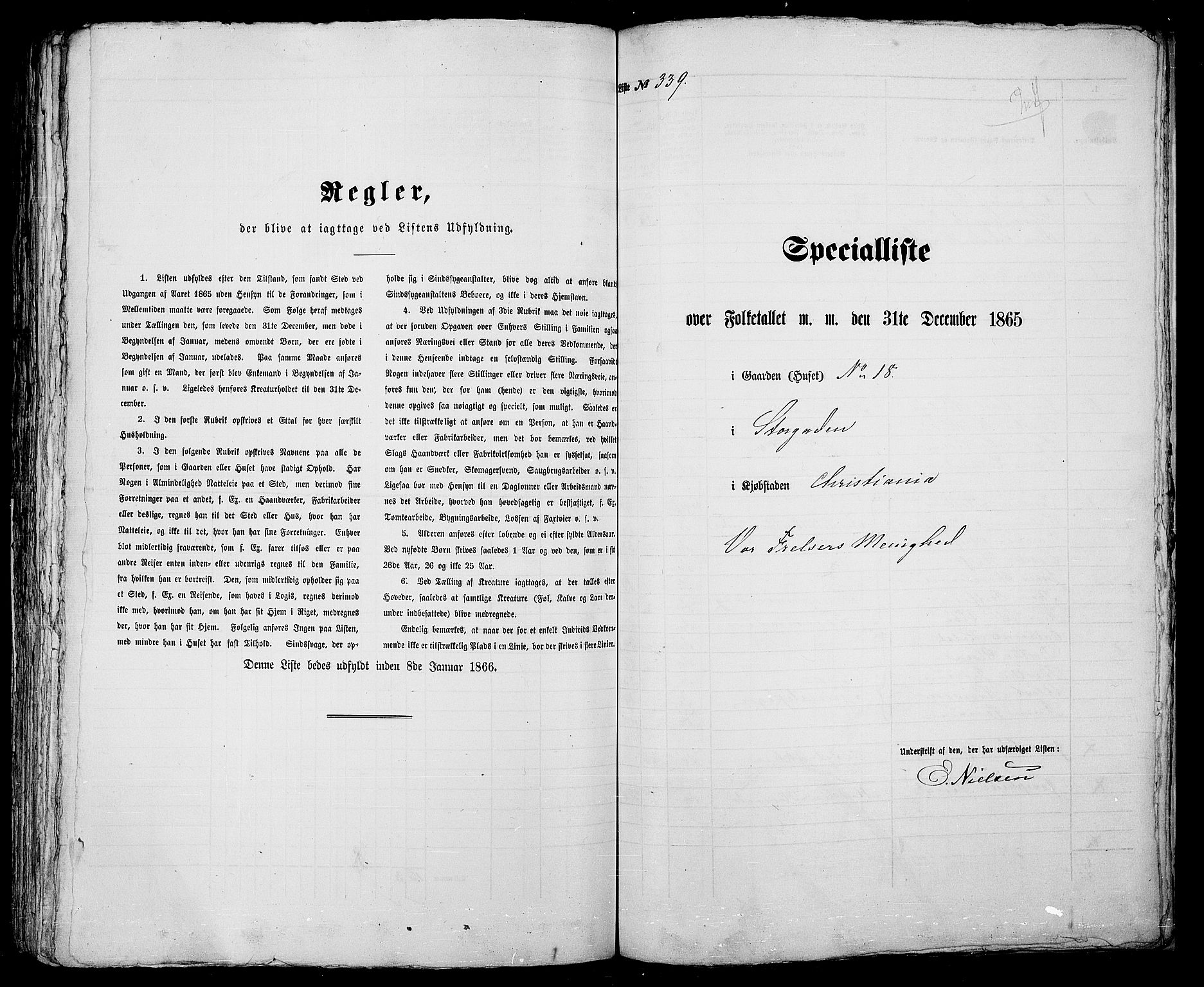 RA, 1865 census for Kristiania, 1865, p. 941