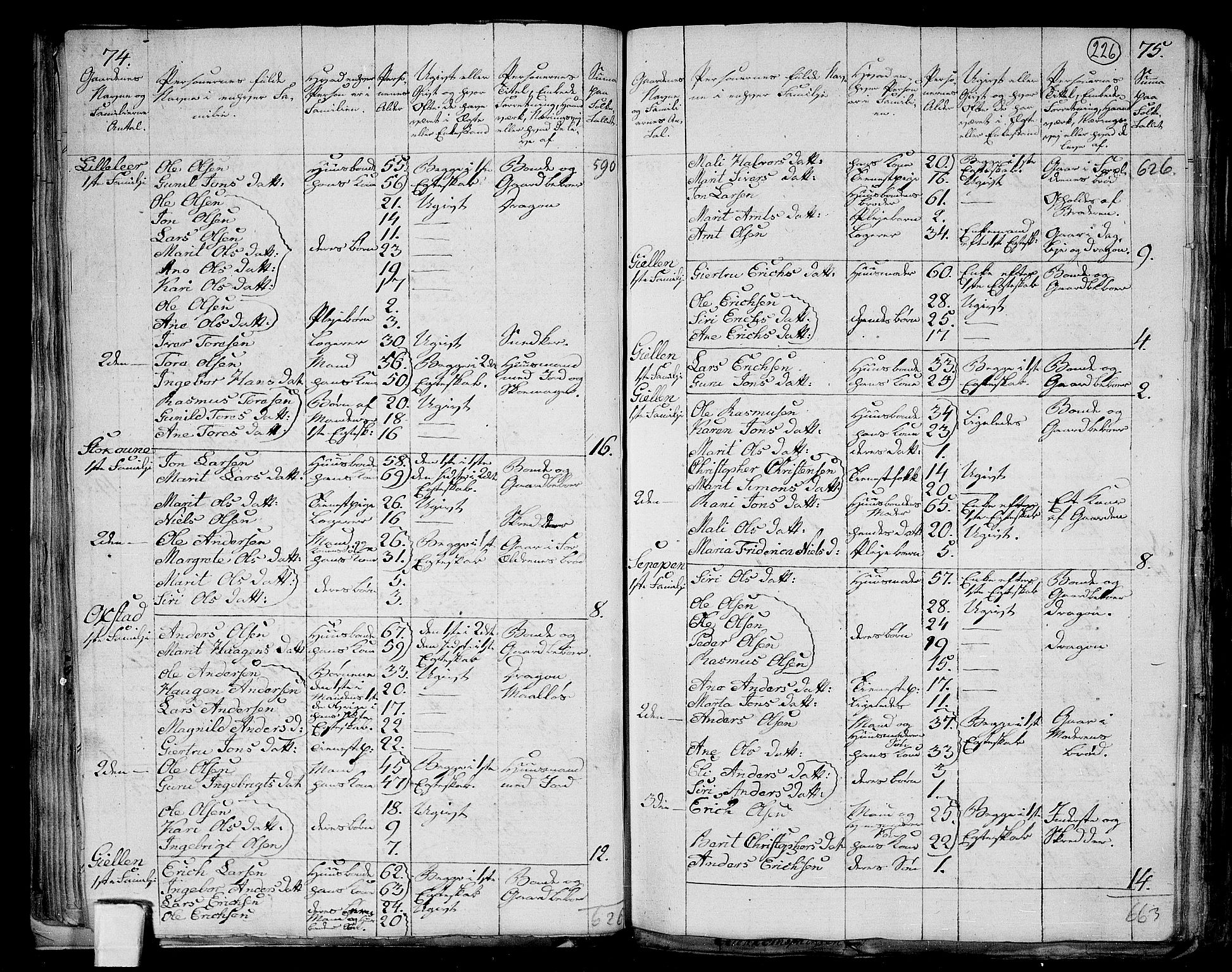 RA, 1801 census for 1653P Melhus, 1801, p. 225b-226a