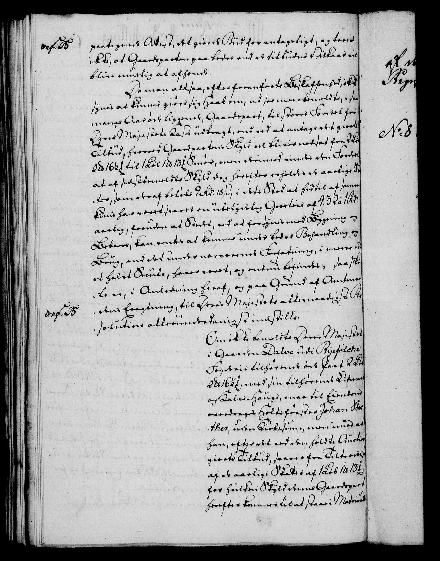 Rentekammeret, Kammerkanselliet, RA/EA-3111/G/Gf/Gfa/L0059: Norsk relasjons- og resolusjonsprotokoll (merket RK 52.59), 1777, p. 289