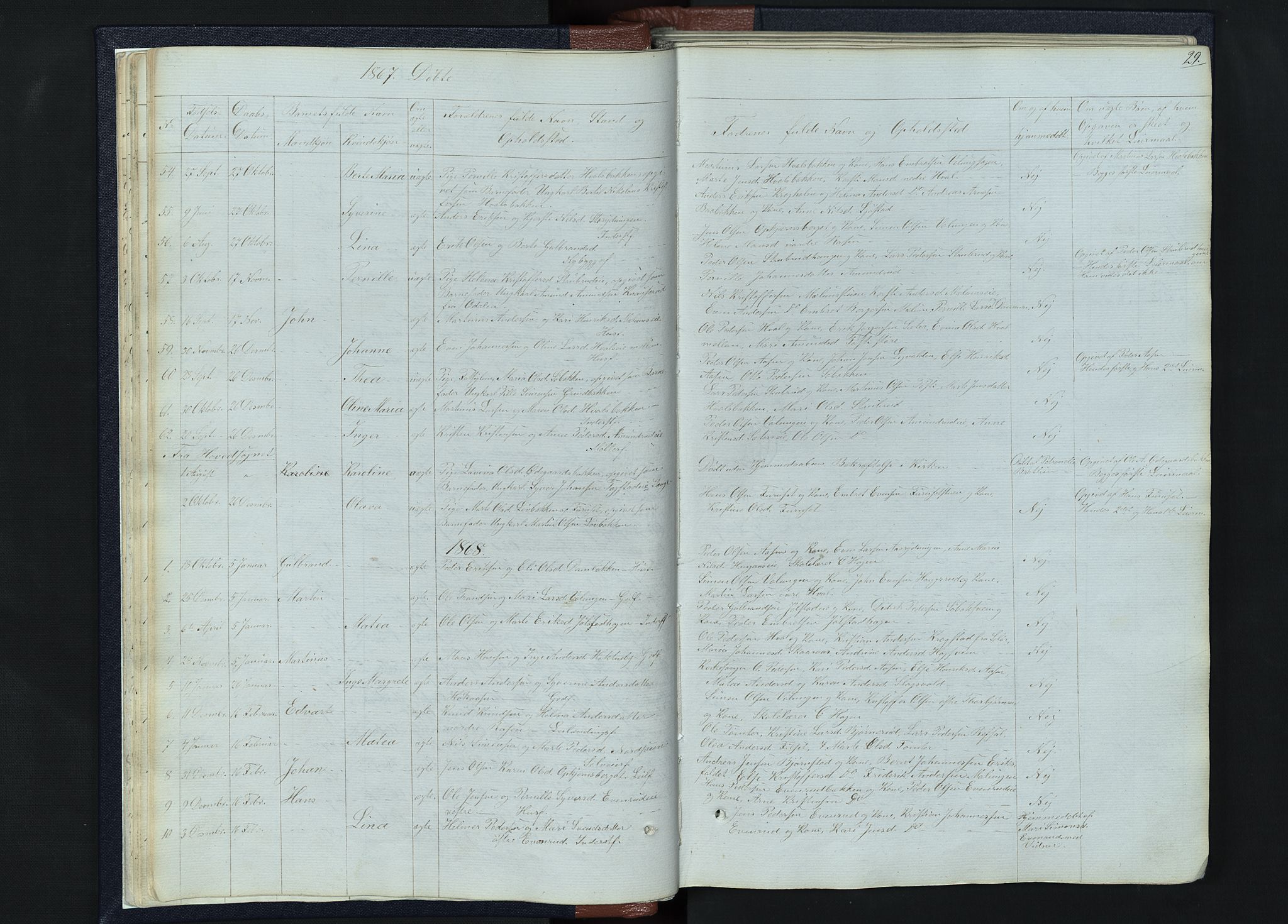 Romedal prestekontor, SAH/PREST-004/L/L0010: Parish register (copy) no. 10, 1860-1895, p. 29