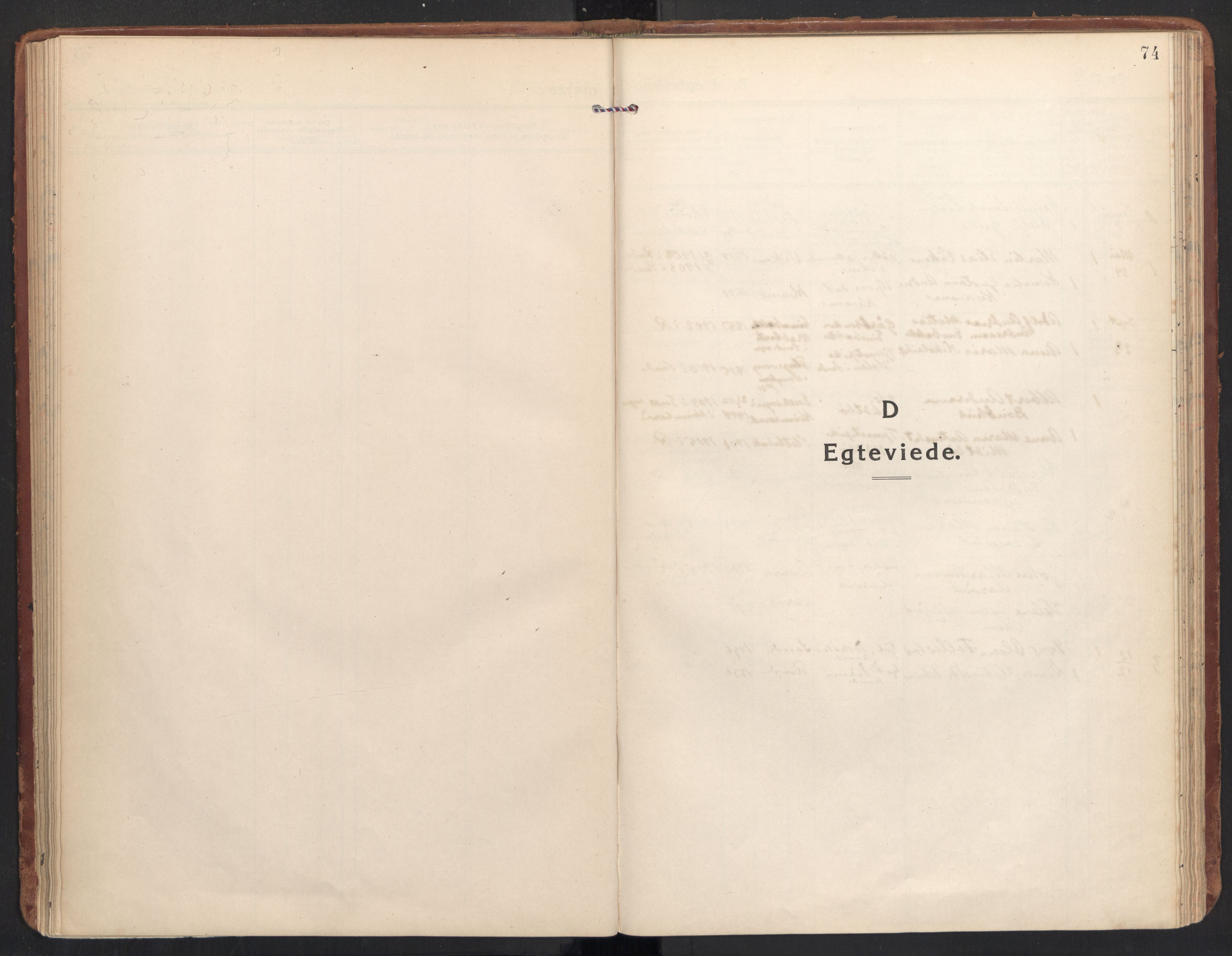 Ministerialprotokoller, klokkerbøker og fødselsregistre - Møre og Romsdal, AV/SAT-A-1454/504/L0058: Parish register (official) no. 504A05, 1920-1940, p. 74