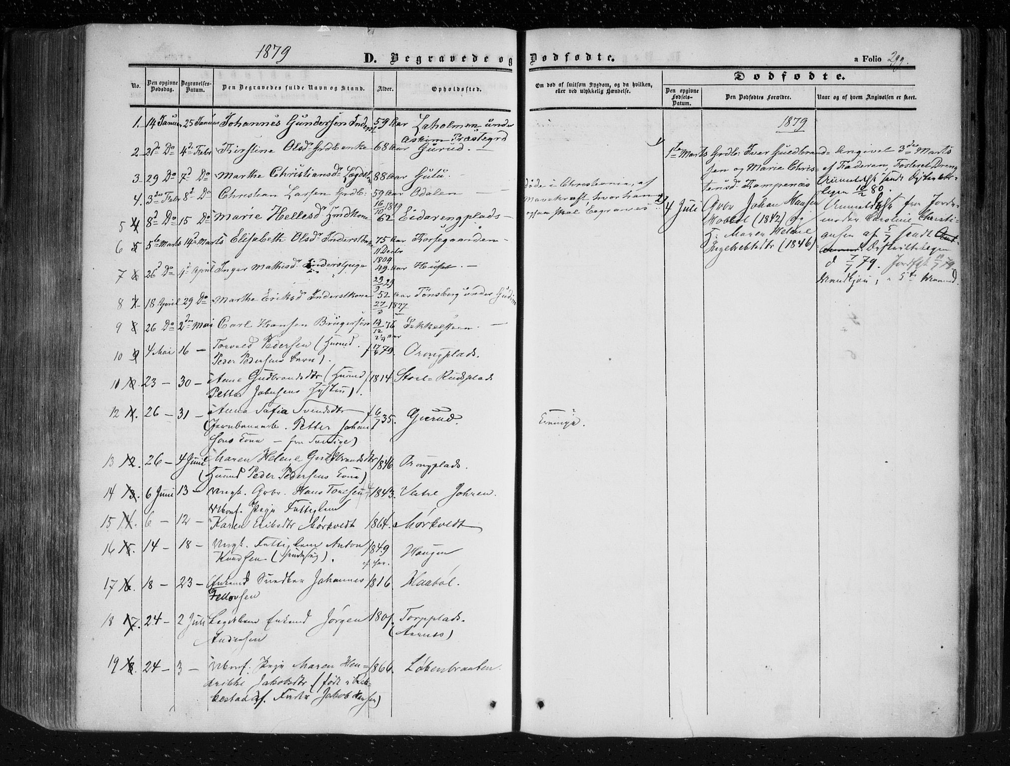 Askim prestekontor Kirkebøker, SAO/A-10900/F/Fa/L0005: Parish register (official) no. 5, 1847-1879, p. 299