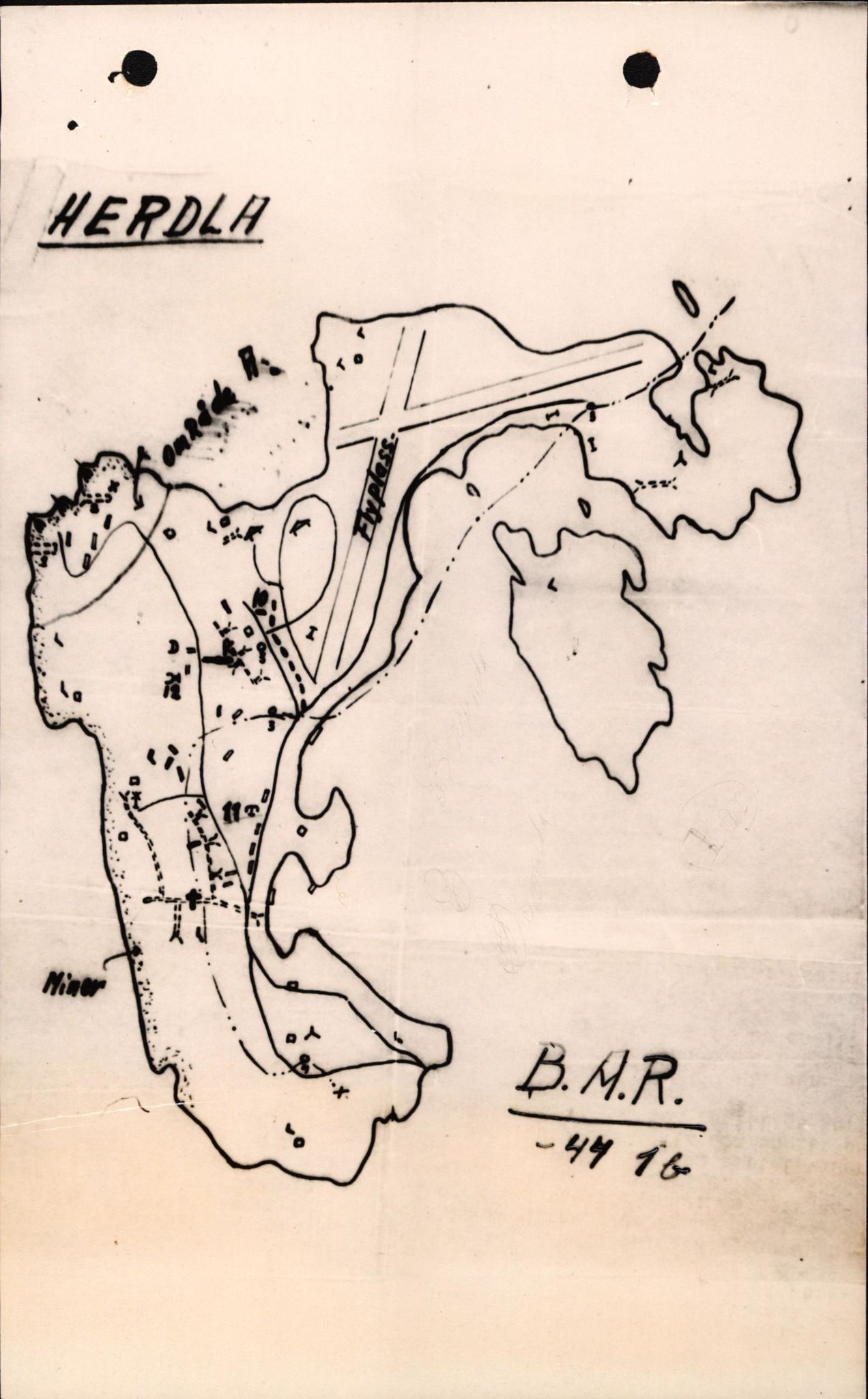 Forsvaret, Forsvarets overkommando II, AV/RA-RAFA-3915/D/Dd/L0008: Minefields. Prohibited Areas. Airfields, 1944, p. 89